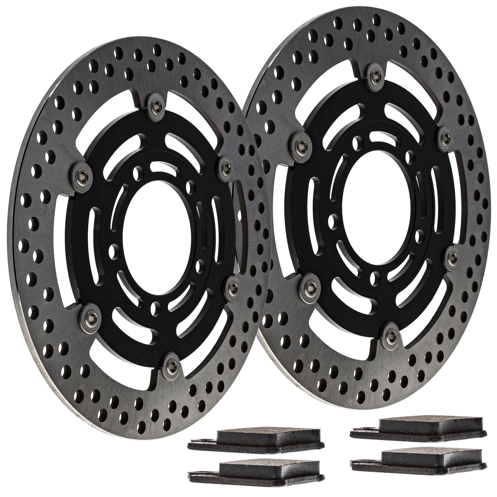 Complete Front or Rear Pad and Rotor Set for zOTHER Suzuki Kawasaki Ninja 43082-1293 NICHE MK1006652