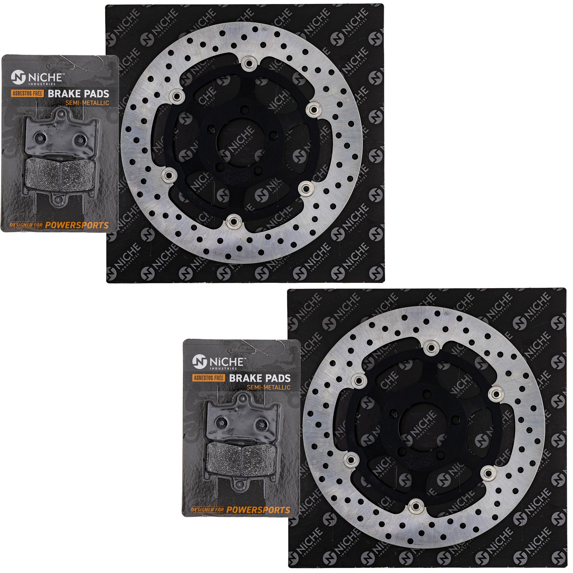 NICHE MK1006688 Brake Pad Set for zOTHER Suzuki Polaris Kawasaki