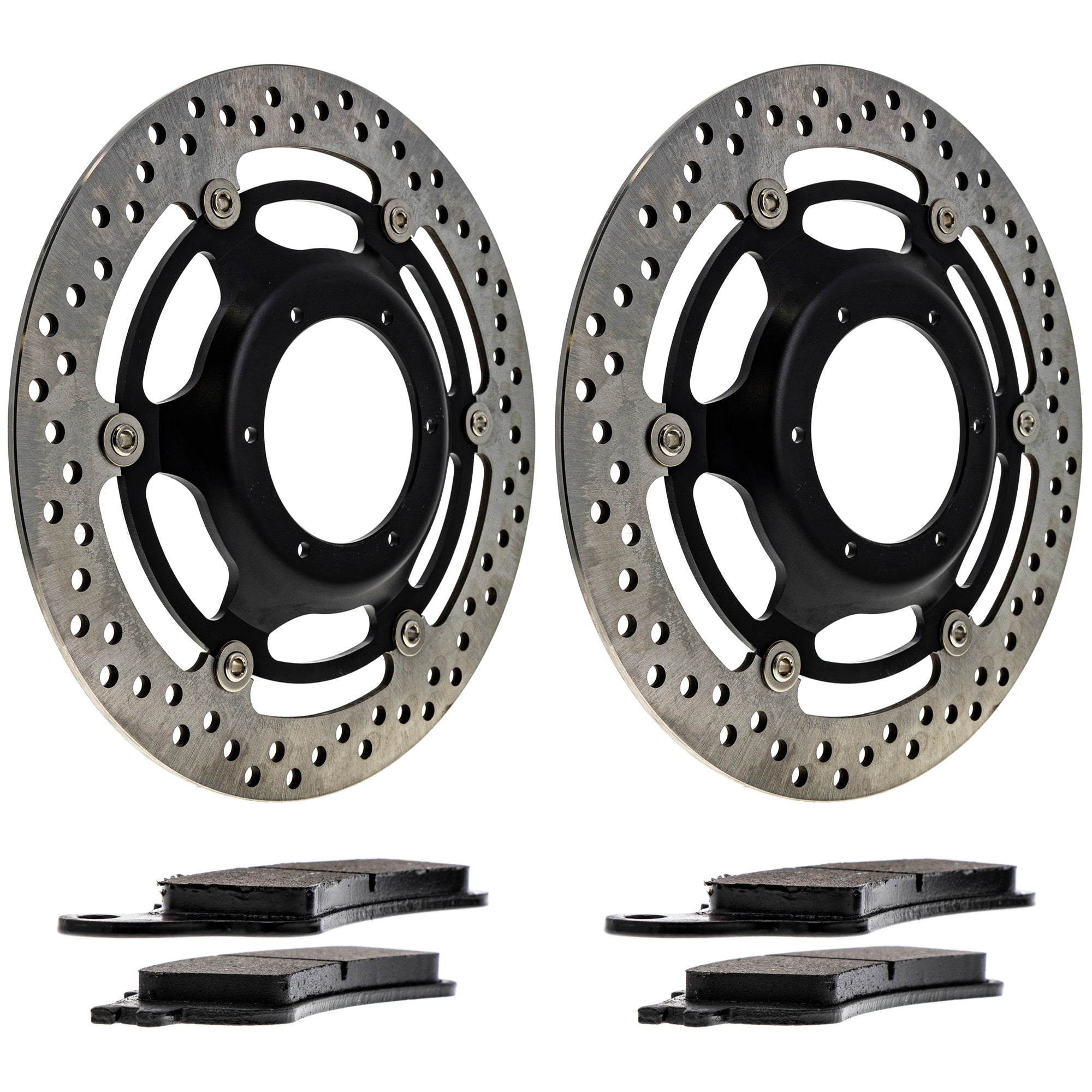 Front Brake Rotors and Pads Kit for zOTHER Polaris Honda ST1300 CTX1300 06455-MCA-016 NICHE MK1006692