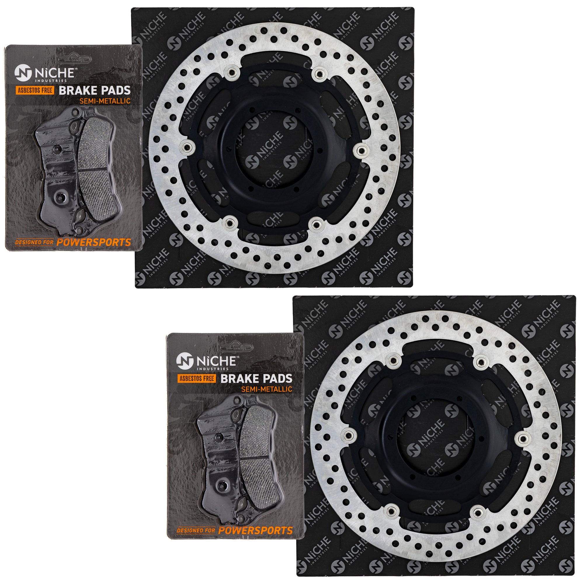 NICHE MK1006693 Brake Pad Set for zOTHER Kawasaki ST1300 CTX1300