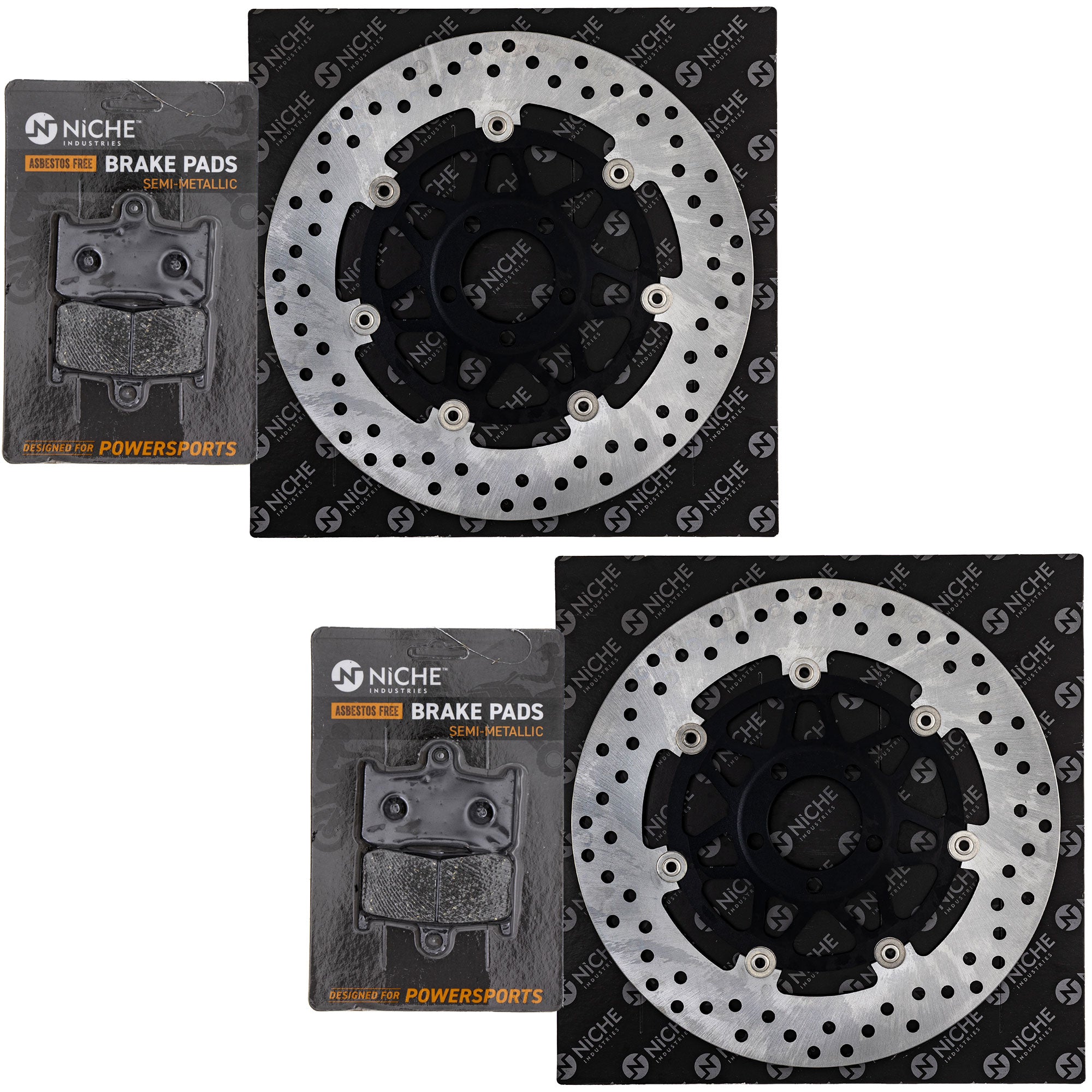 NICHE MK1006703 Brake Pad Set for zOTHER Suzuki Polaris Kawasaki