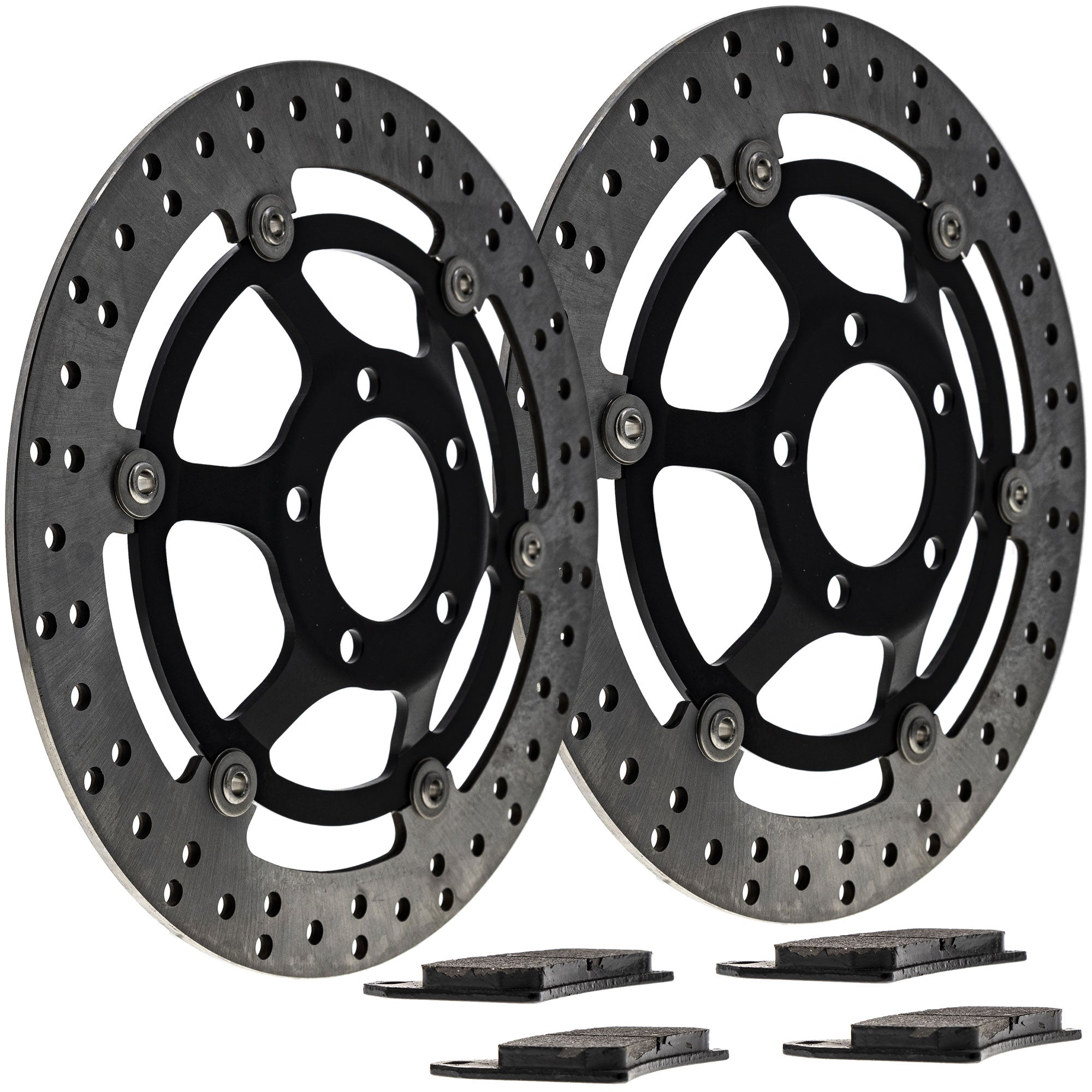 Complete Front or Rear Pad and Rotor Set for zOTHER Yamaha Suzuki Polaris Kawasaki SV650S NICHE MK1006726