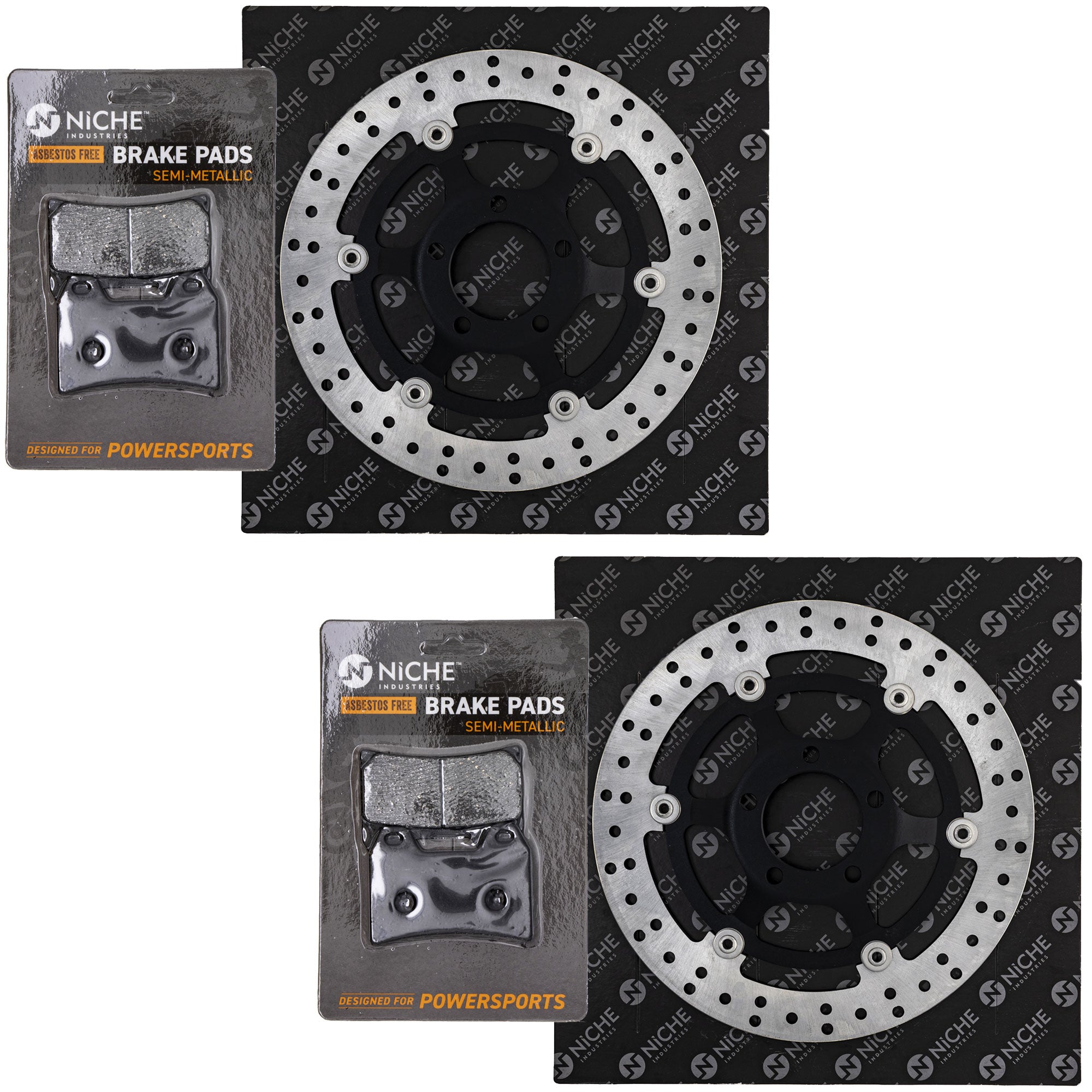 NICHE MK1006726 Brake Pad Set for zOTHER Yamaha Suzuki Polaris