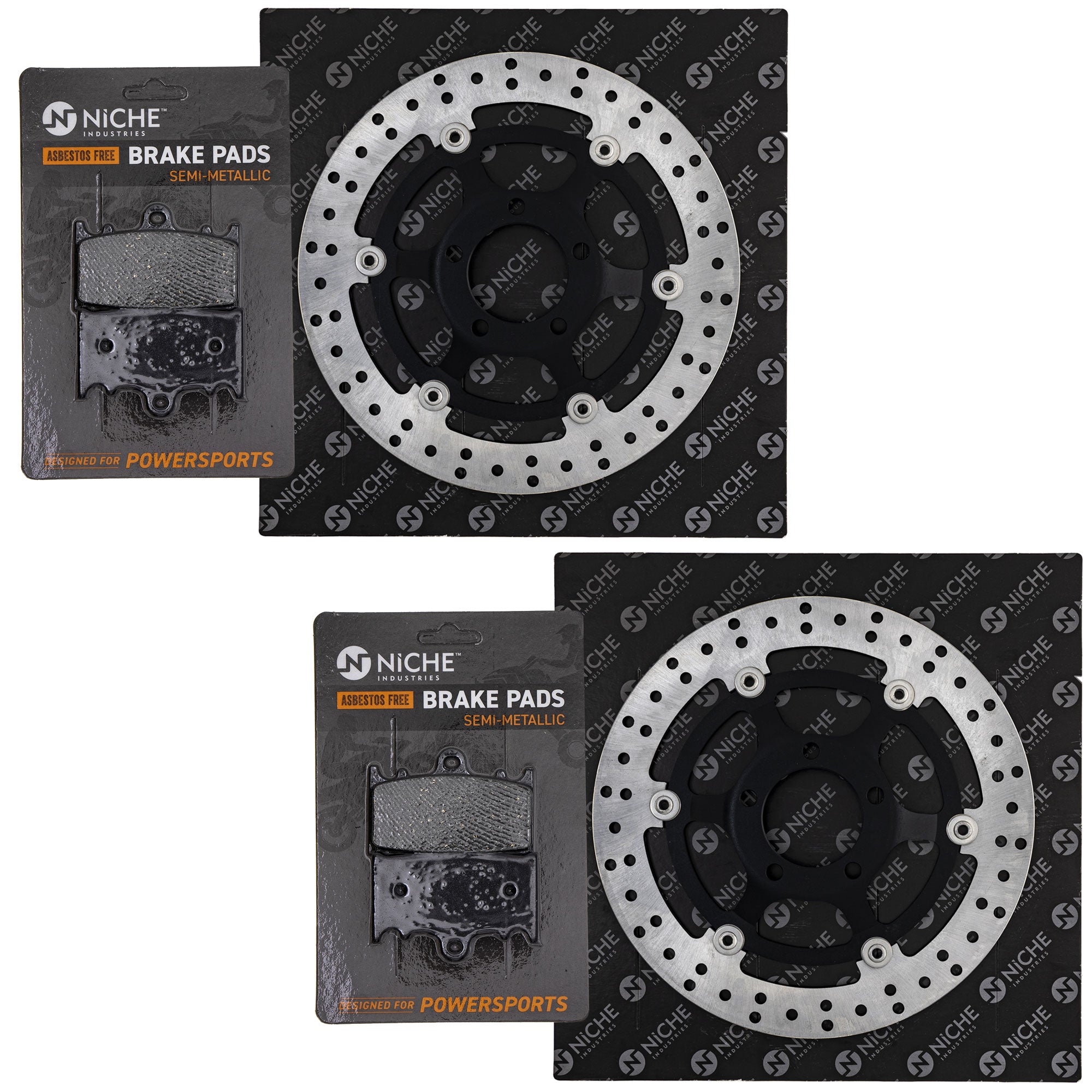 NICHE MK1006727 Brake Pad Set for zOTHER Kawasaki RGV250 Bandit