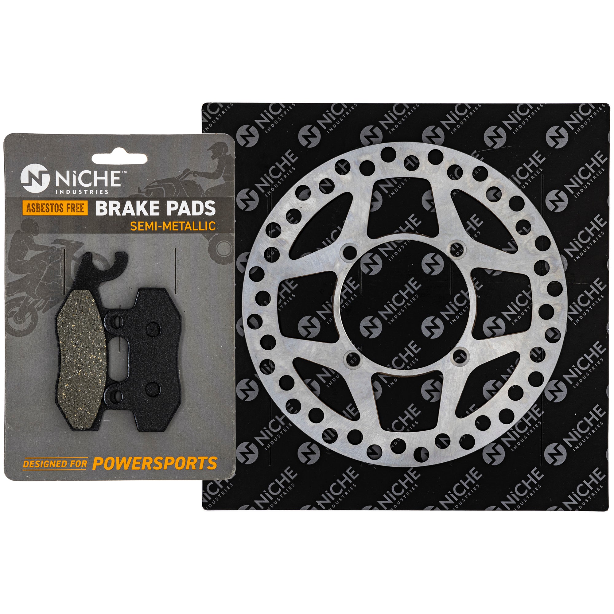 Single Rotor & Brake Pads Set for zOTHER Honda BRP Can-Am Ski-Doo Sea-Doo KDX250 715500336 NICHE MK1006733