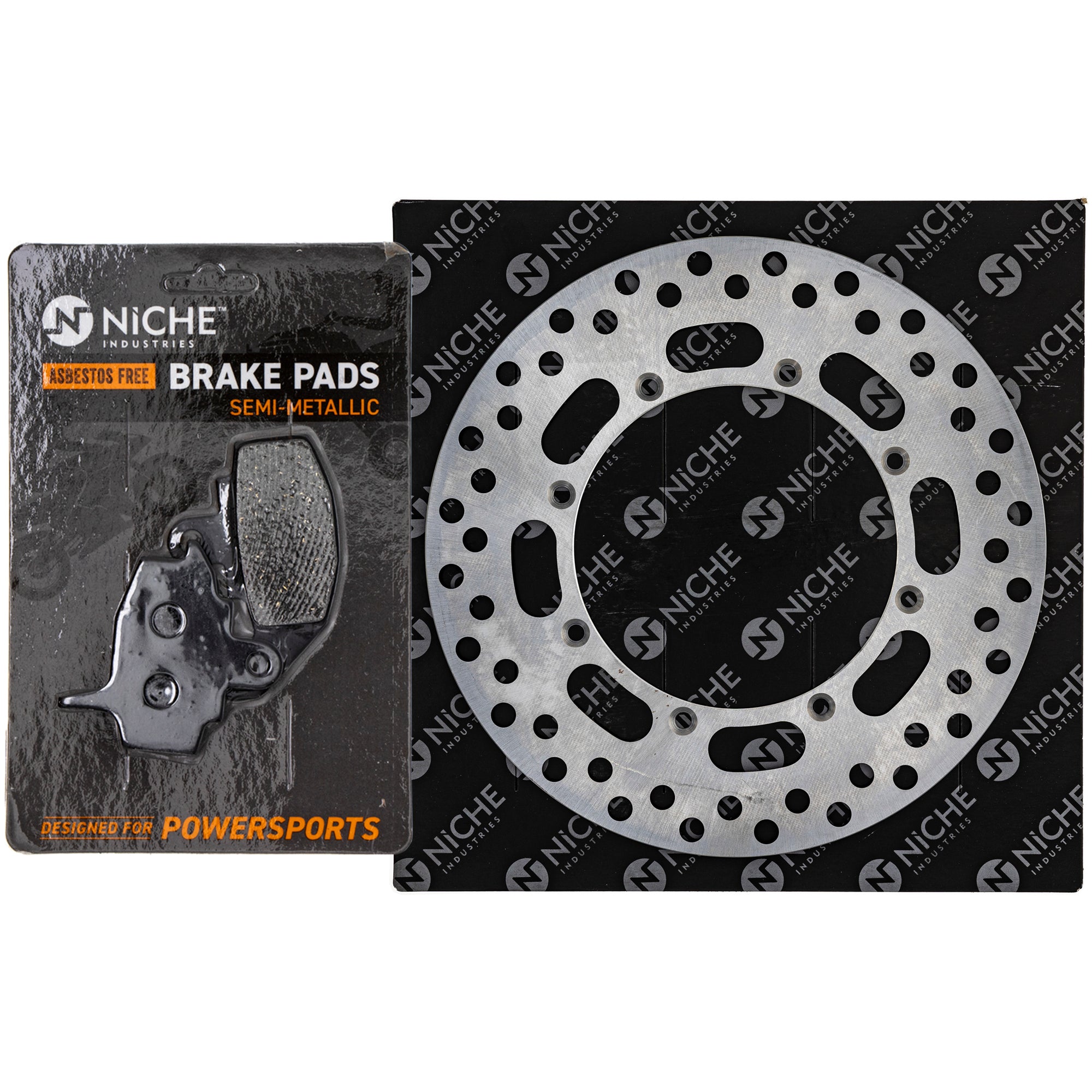 Single Rotor & Brake Pads Set for zOTHER Yamaha Suzuki Kawasaki Honda Arctic Cat Textron NICHE MK1006746