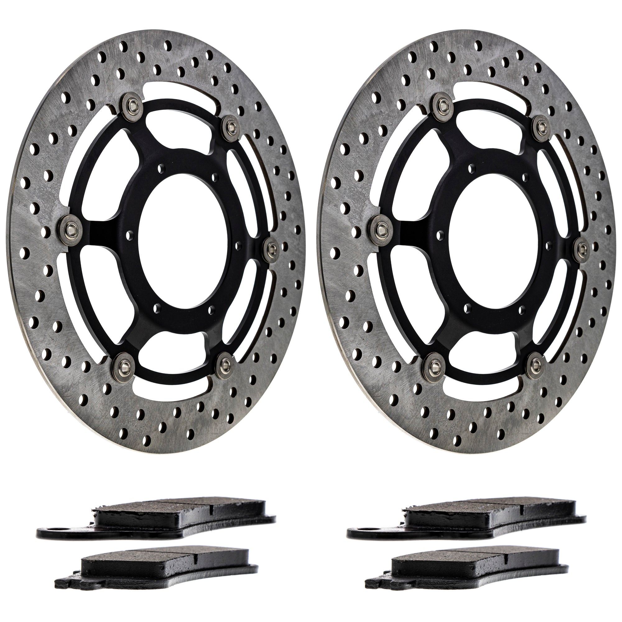 Front Brake Rotors and Pads Kit for zOTHER Suzuki VTX1800T VTX1800S VTX1800R VTX1800N NICHE MK1006766
