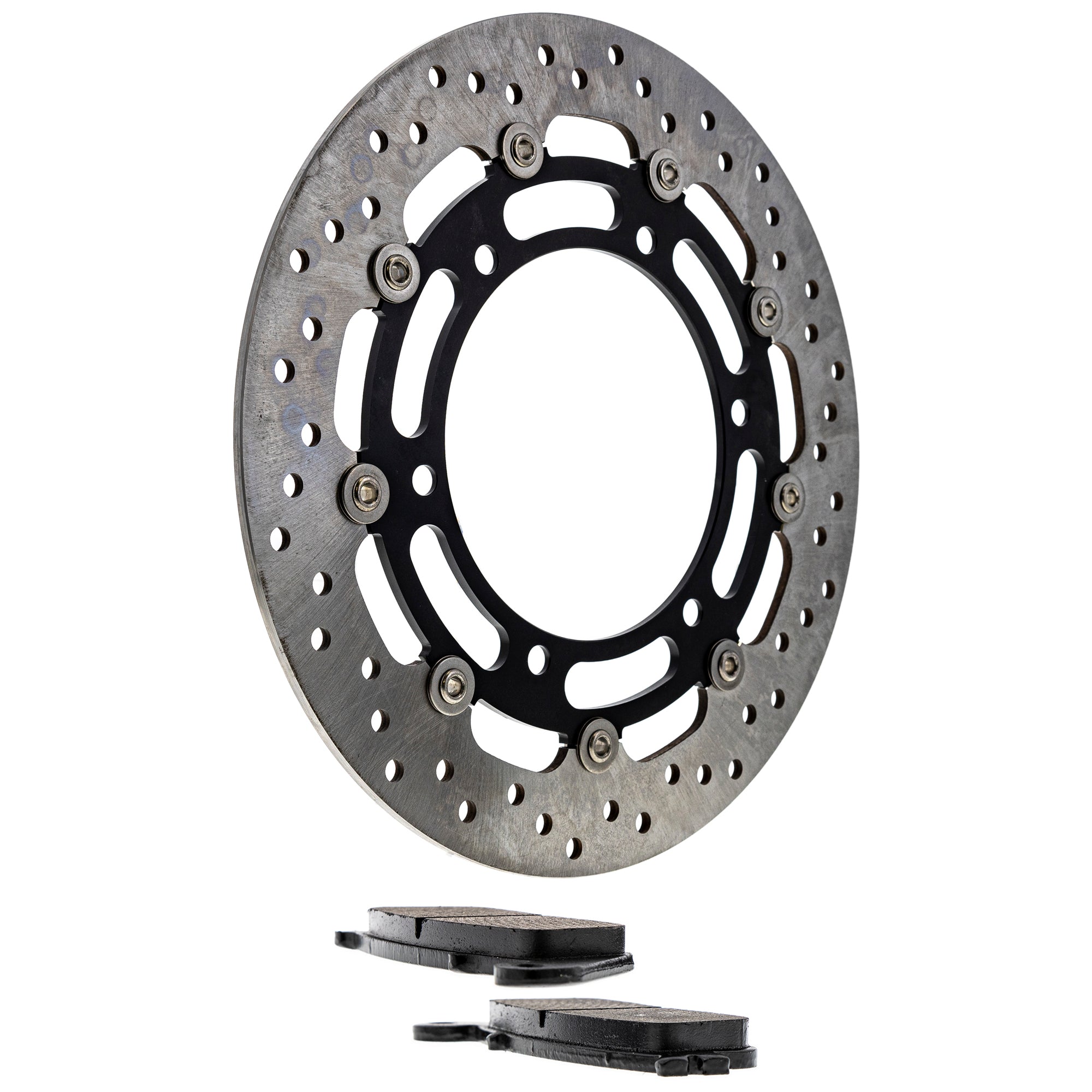 Single Rotor & Brake Pads Set for zOTHER Kawasaki Shadow 06455-MV4-405 06455-MCK-A02 NICHE MK1006778