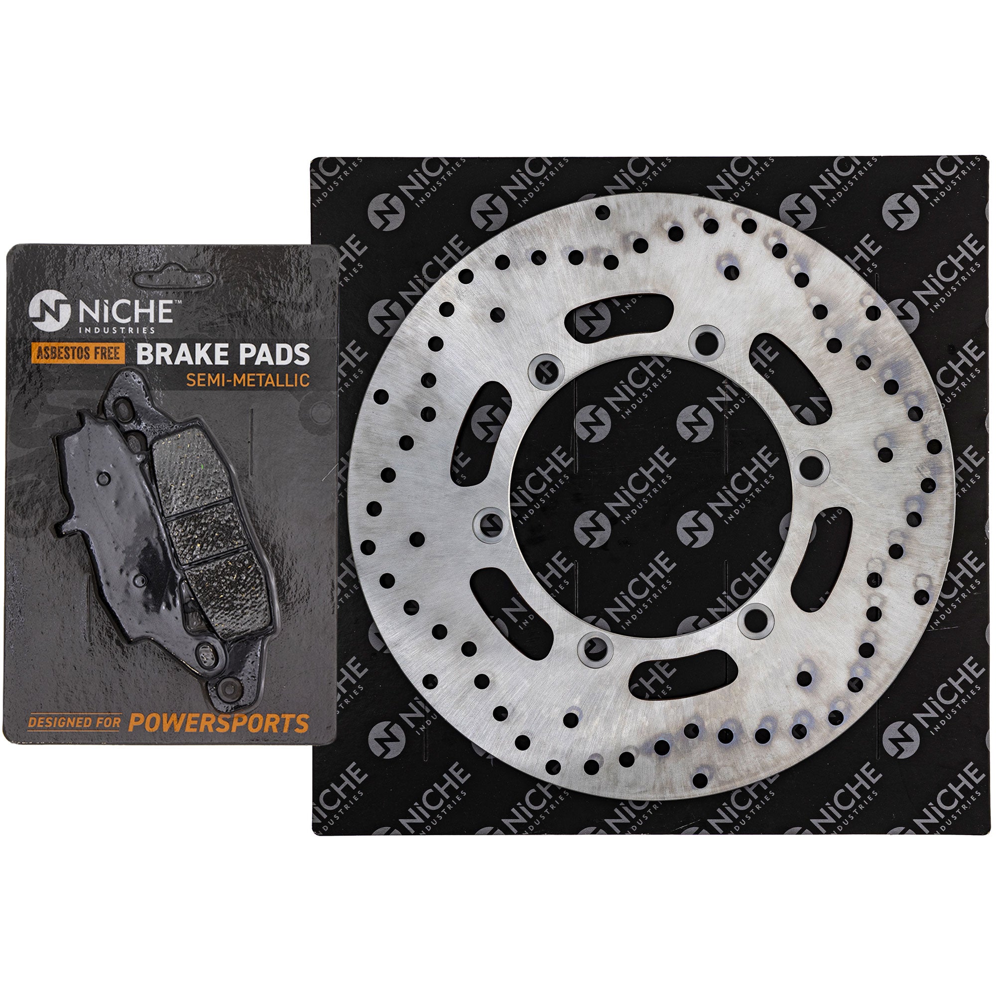 NICHE MK1006781 Single Pad and Rotor Set for zOTHER Triumph Suzuki