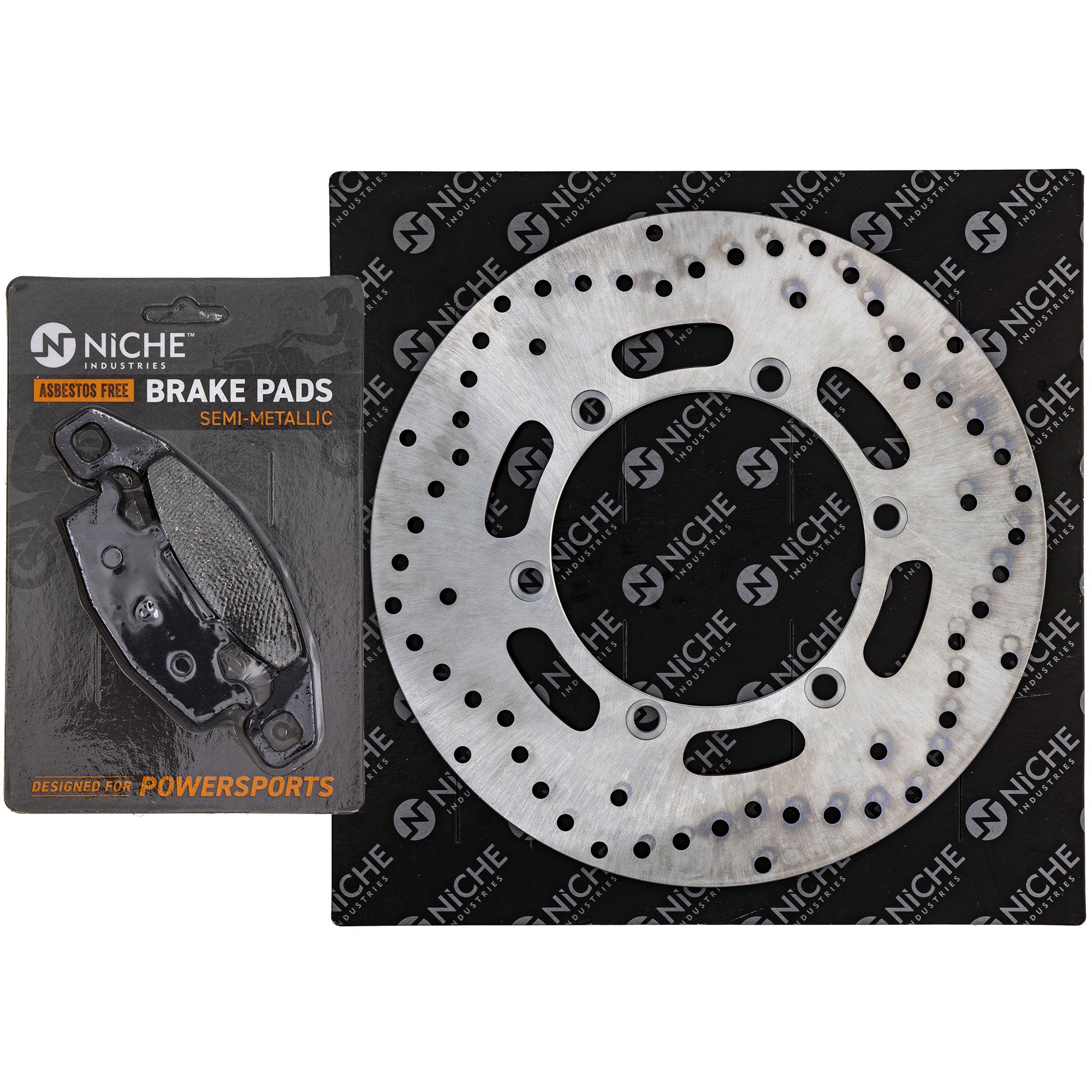 NICHE MK1006782 Single Pad and Rotor Set for zOTHER Triumph Ninja