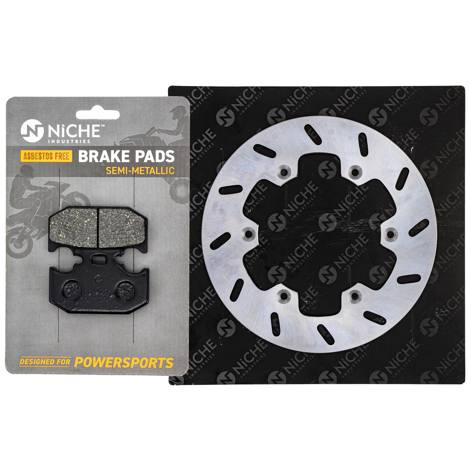 Single Rotor & Brake Pads Set for zOTHER Yamaha Suzuki Kawasaki Honda Arctic Cat Textron NICHE MK1006808