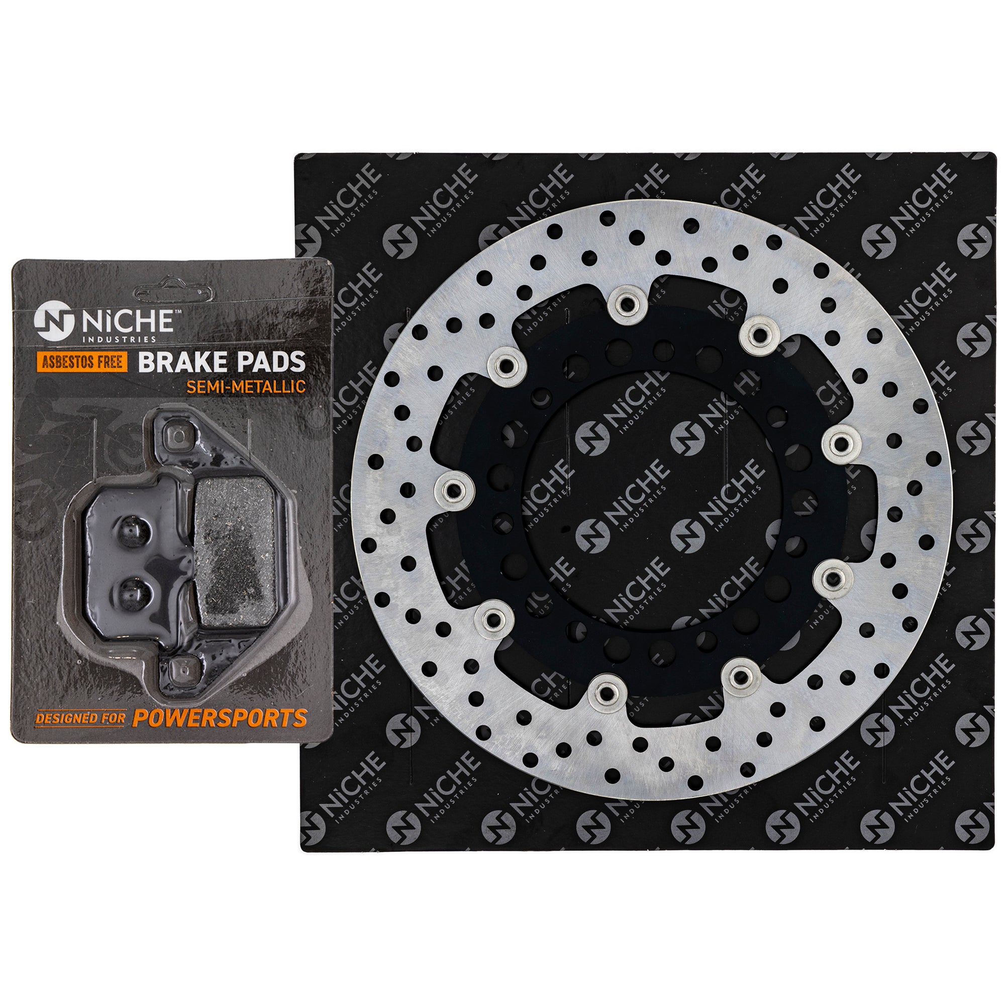 Single Rotor & Brake Pads Set for zOTHER Honda Vulcan 43082-1194 43082-1062 43082-1029 NICHE MK1006825