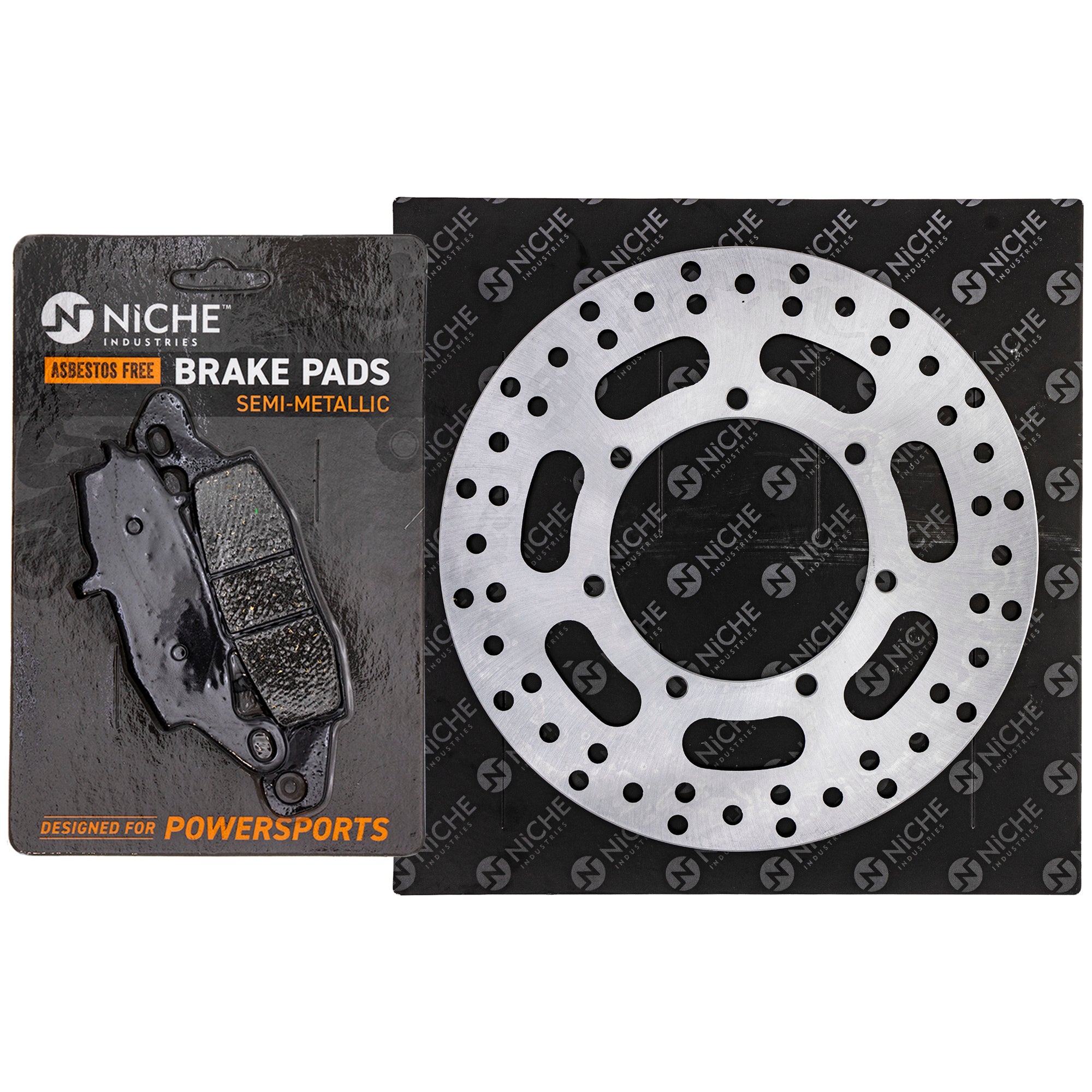 Single Rotor & Brake Pads Set for zOTHER Kawasaki Vulcan 59302-33850 43082-0061 43082-0059 NICHE MK1006827