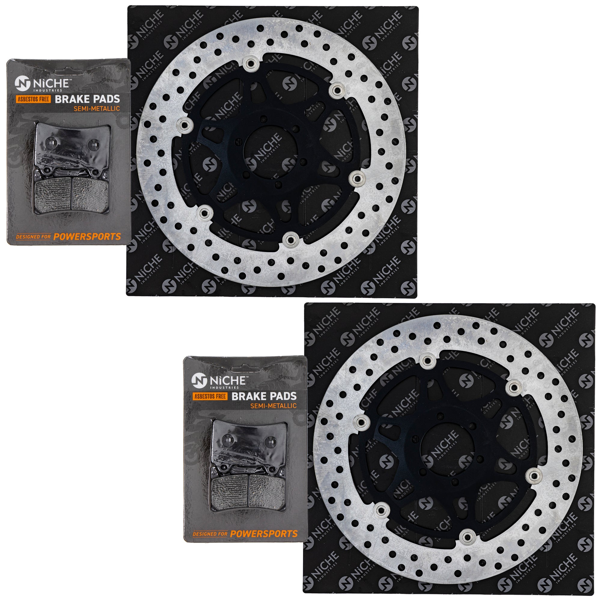 NICHE MK1006850 Brake Pad Set for zOTHER Honda FZR1000 FZ750