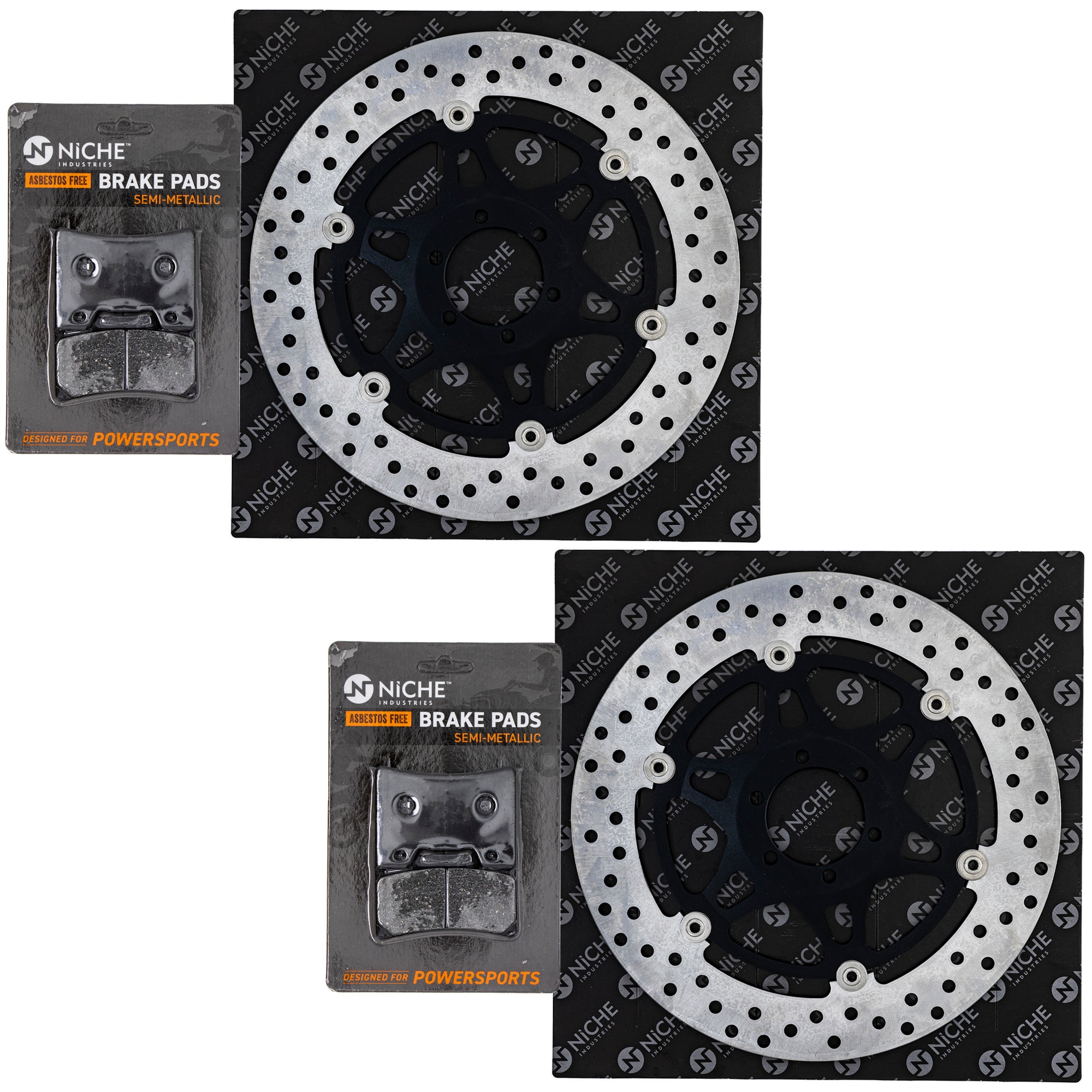 NICHE MK1006851 Brake Pad Set for zOTHER Polaris FZR1000