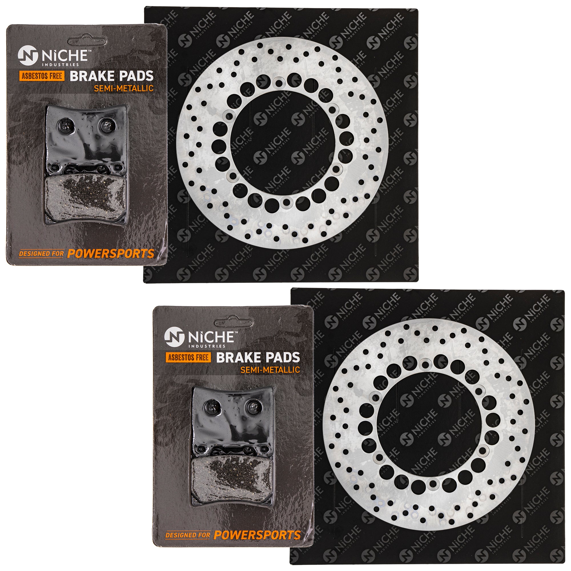 Front Brake Rotors and Pads Kit for zOTHER Triumph Ducati BMW Virago RZ350 FZR1000 FZ750 NICHE MK1006878