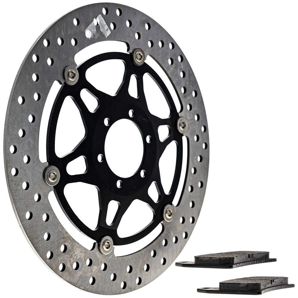 Single Pad and Rotor Set for Suzuki Polaris SuperSport ST4 ST3 ST2 60313130000 2202492 NICHE MK1006882