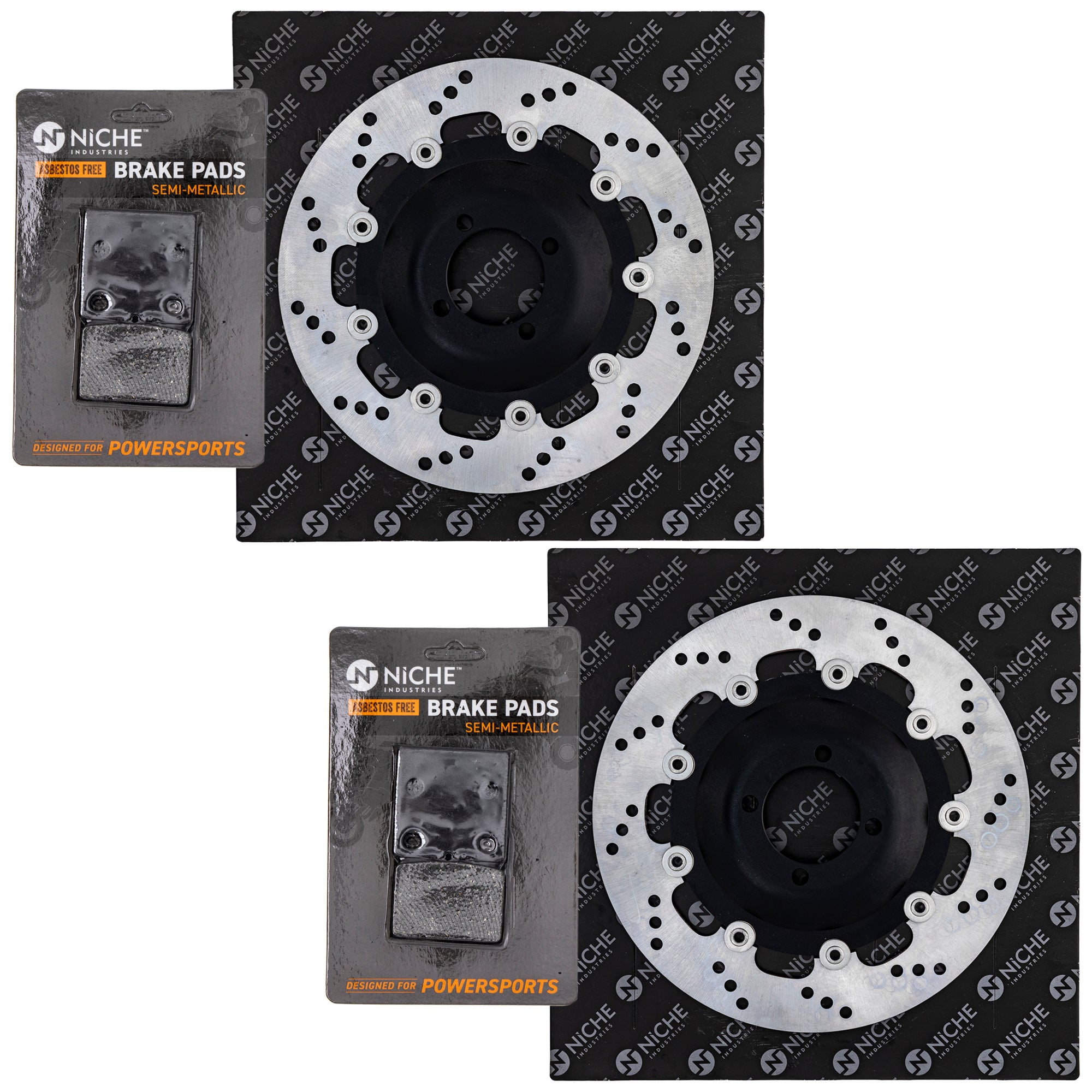 NICHE MK1006887 Brake Pad Set for zOTHER Kawasaki R80 R65 R100RT