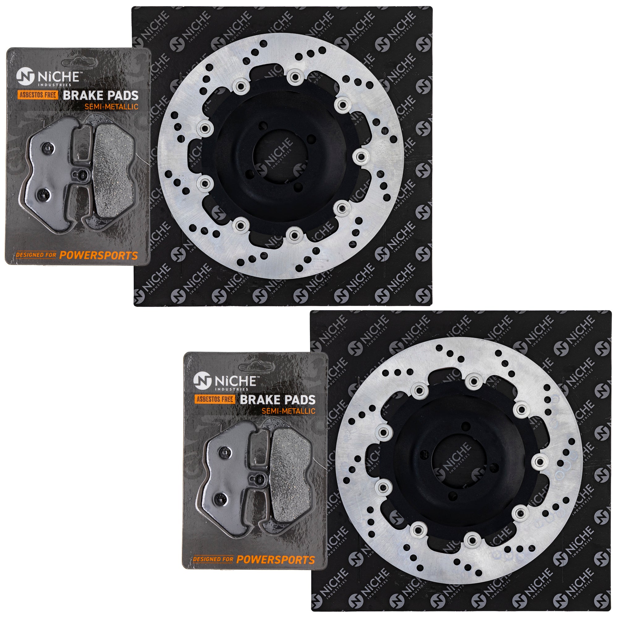 NICHE MK1006888 Brake Pad Set for zOTHER Suzuki Kawasaki R100R