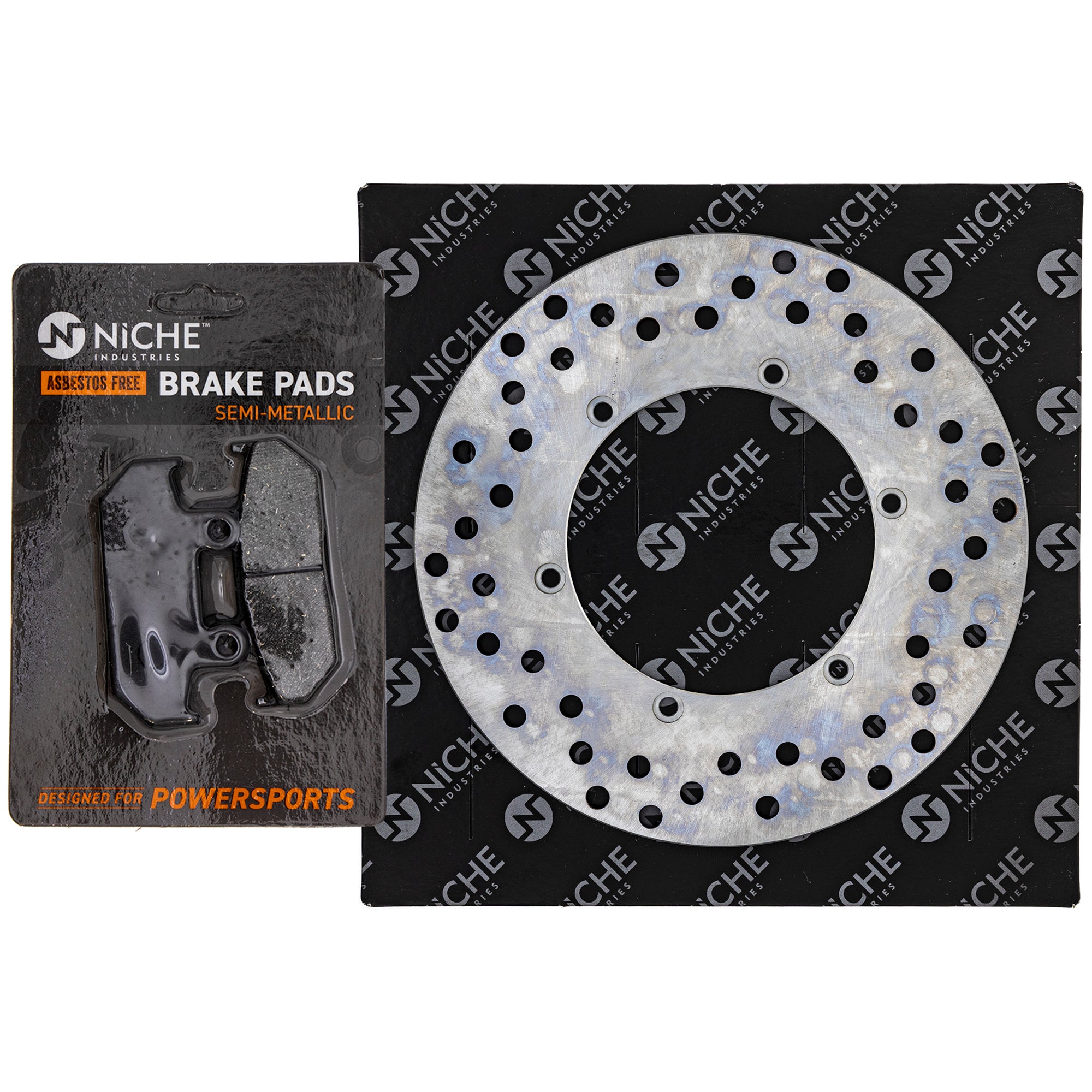 Single Rotor & Brake Pads Set for zOTHER Kawasaki NX650 45106-MT8-305 06455-MT8-405 NICHE MK1006983