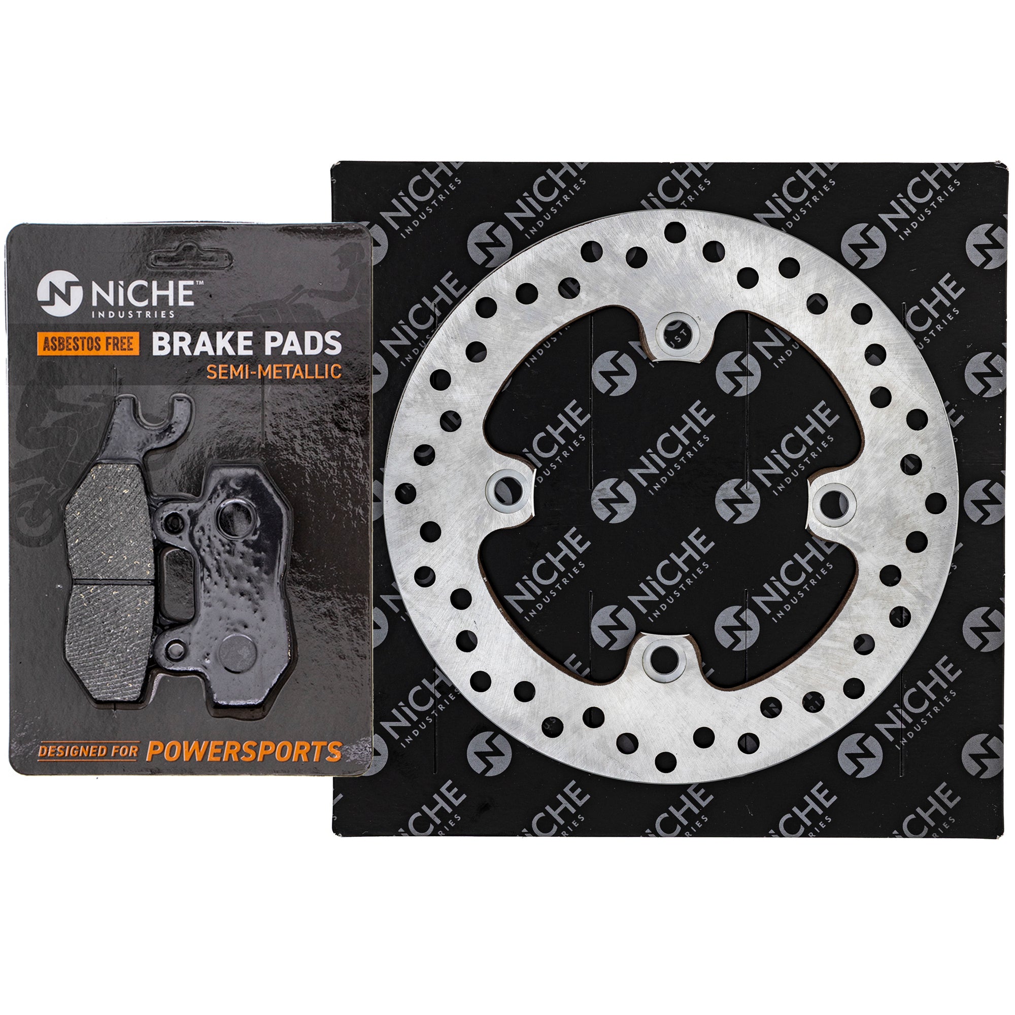 Single Rotor & Brake Pads Set for zOTHER Yamaha Suzuki Kawasaki BRP Can-Am Ski-Doo Sea-Doo NICHE MK1007005