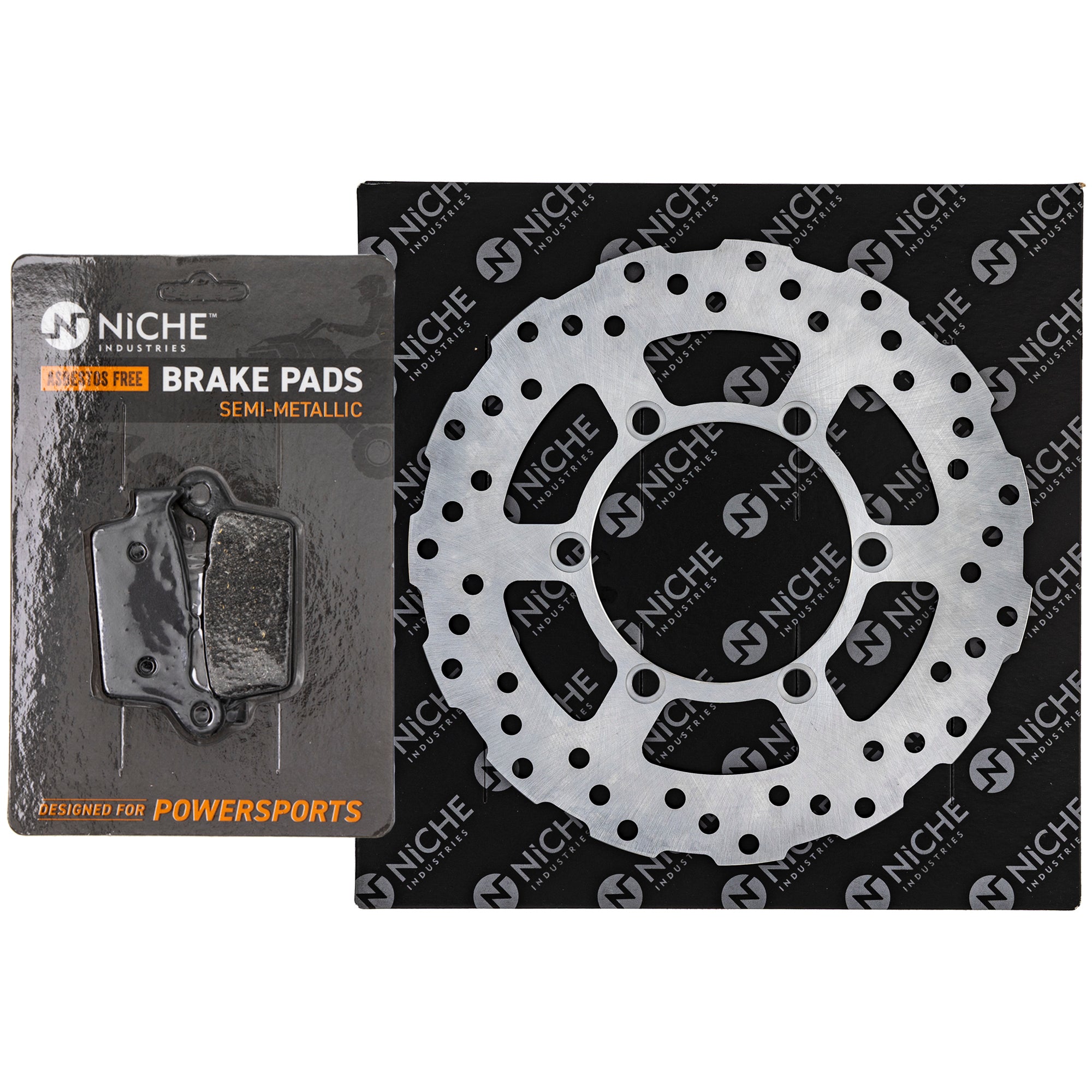 Single Rotor & Brake Pads Set for zOTHER Yamaha KLX250SF KLX250S KLX250 69100-36850 NICHE MK1007015