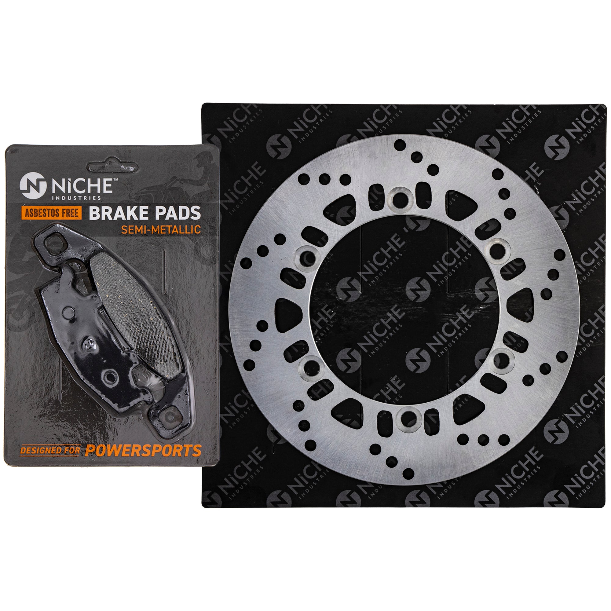 Single Rotor & Brake Pads Set for zOTHER Suzuki Ninja 43082-1161 43082-1123 NICHE MK1007019