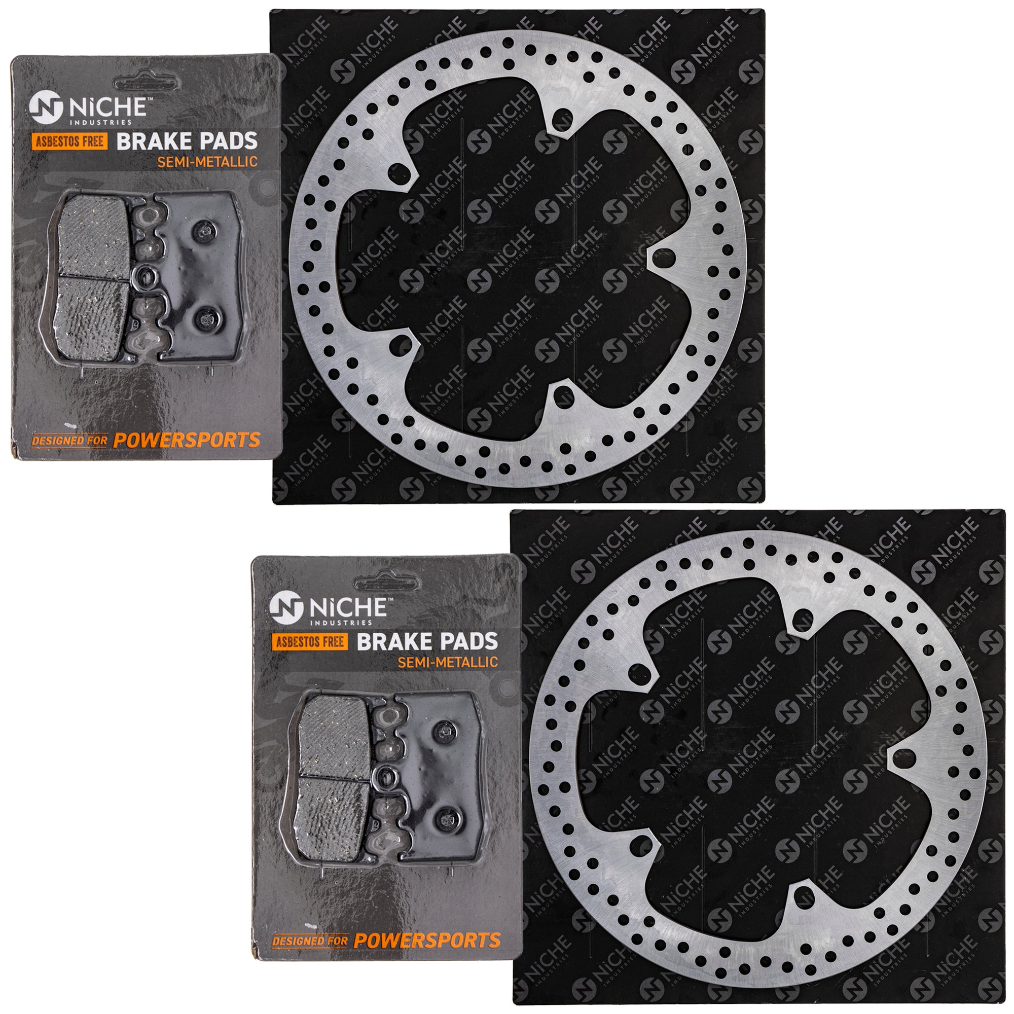 Front Brake Rotors and Pads Kit for zOTHER Suzuki Kawasaki R1150RT K1200S K1200RS K1200GT NICHE MK1007025