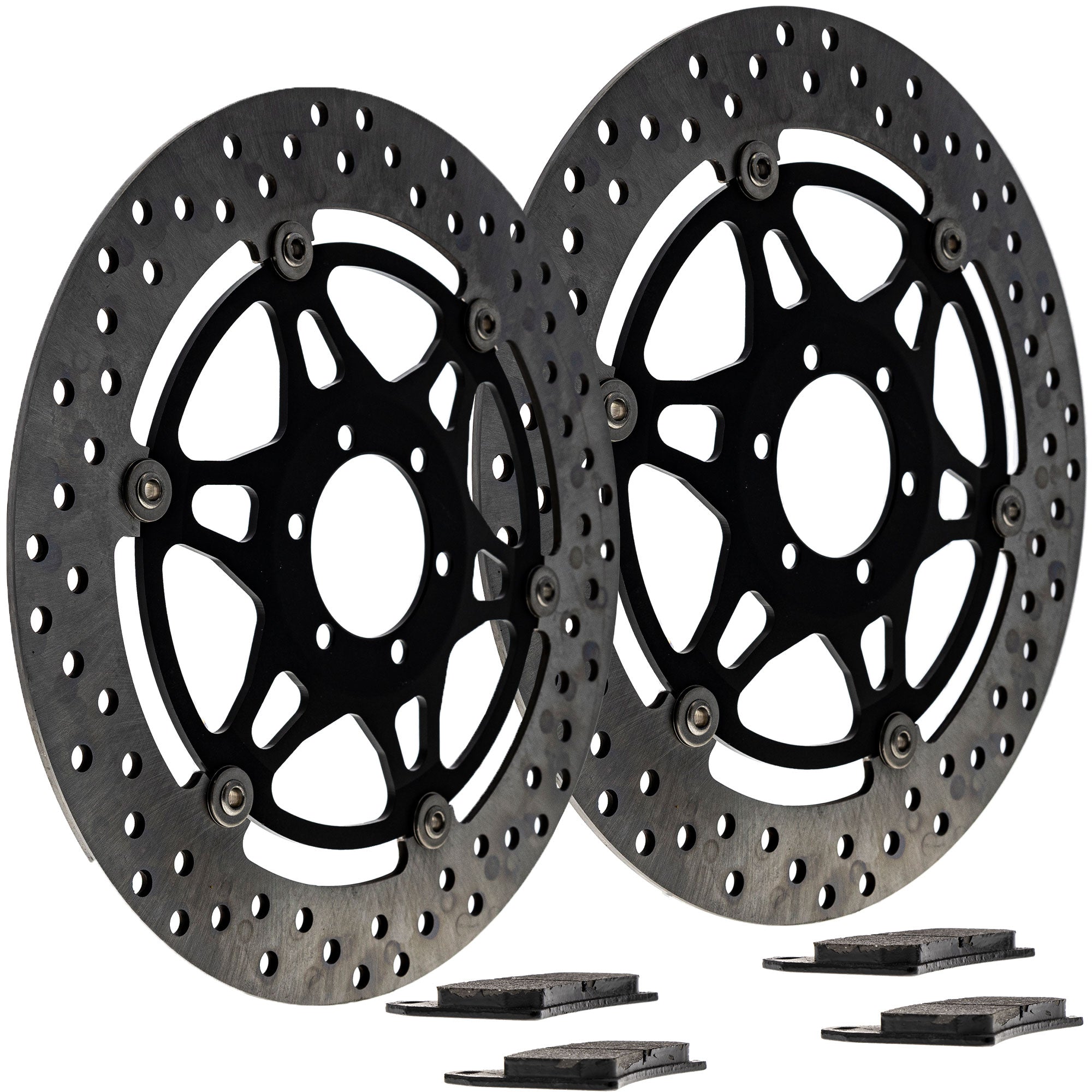 Complete Front or Rear Pad and Rotor Set for Yamaha Polaris 640 1290 1190 60313130000 NICHE MK1007030