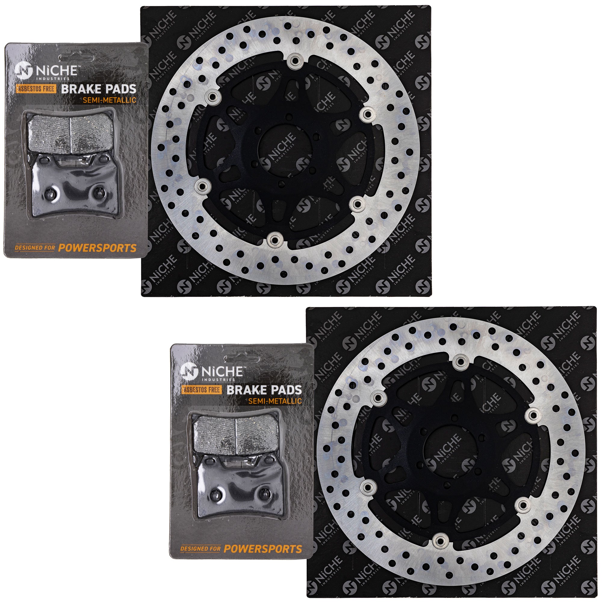 NICHE MK1007030 Brake Pad Set for Yamaha Polaris 640 1290 1190