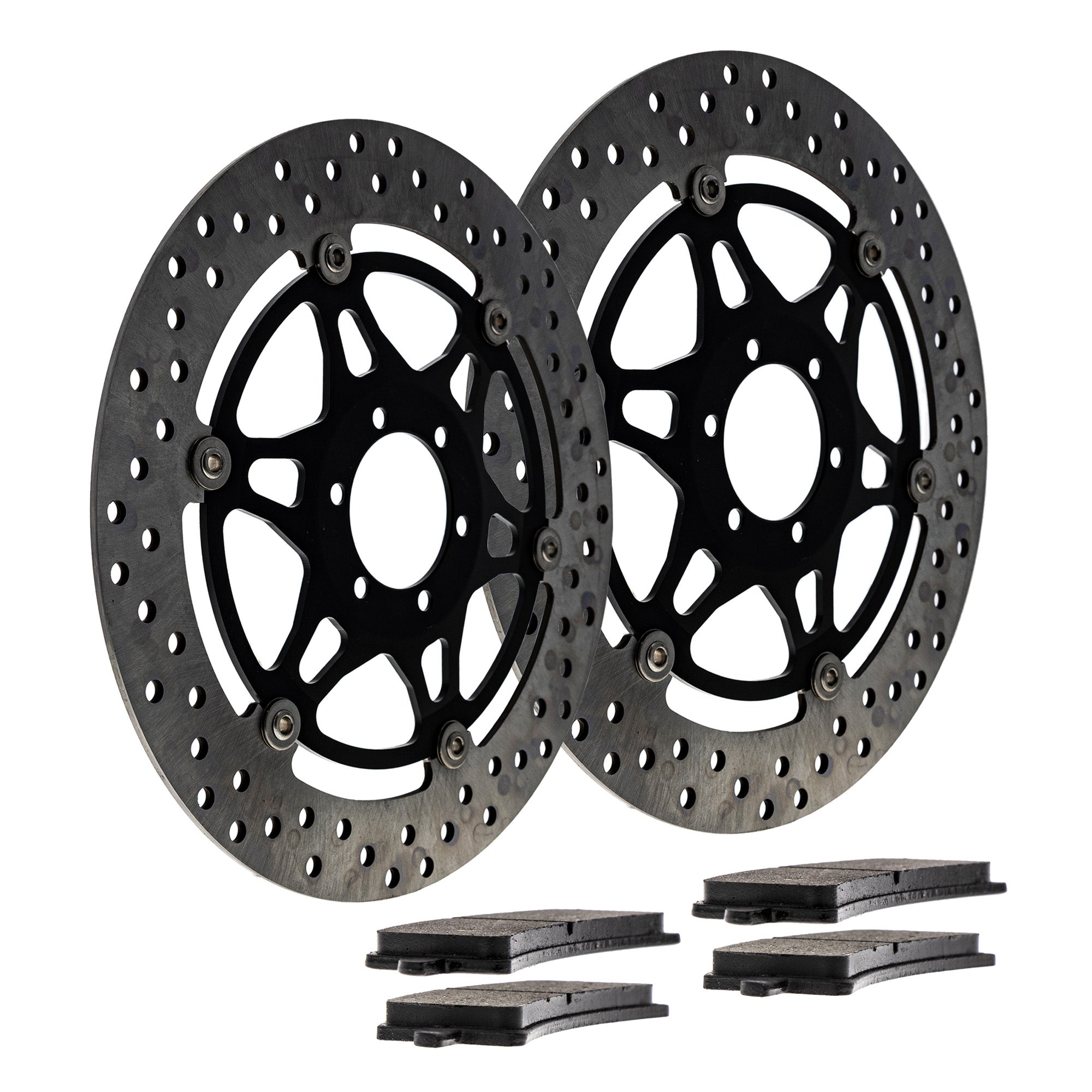 Complete Front or Rear Pad and Rotor Set for zOTHER Suzuki Kawasaki 1190 59100-14850 NICHE MK1007031