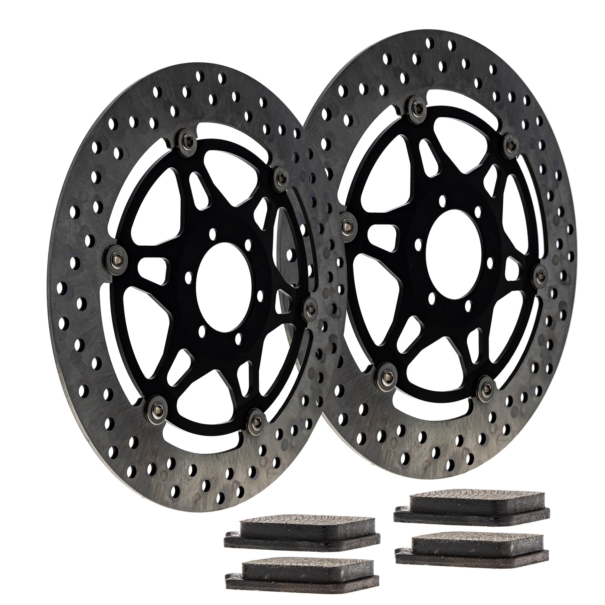 Complete Front or Rear Pad and Rotor Set for zOTHER Yamaha 990 61013030000 61013030100 NICHE MK1007032