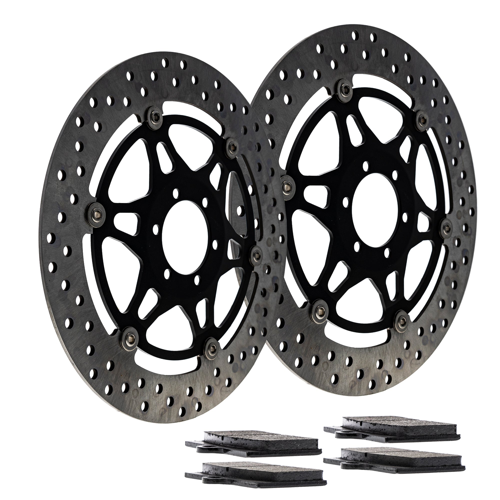 Complete Front or Rear Pad and Rotor Set for zOTHER Victory Triumph Suzuki Honda BMW NICHE MK1007033