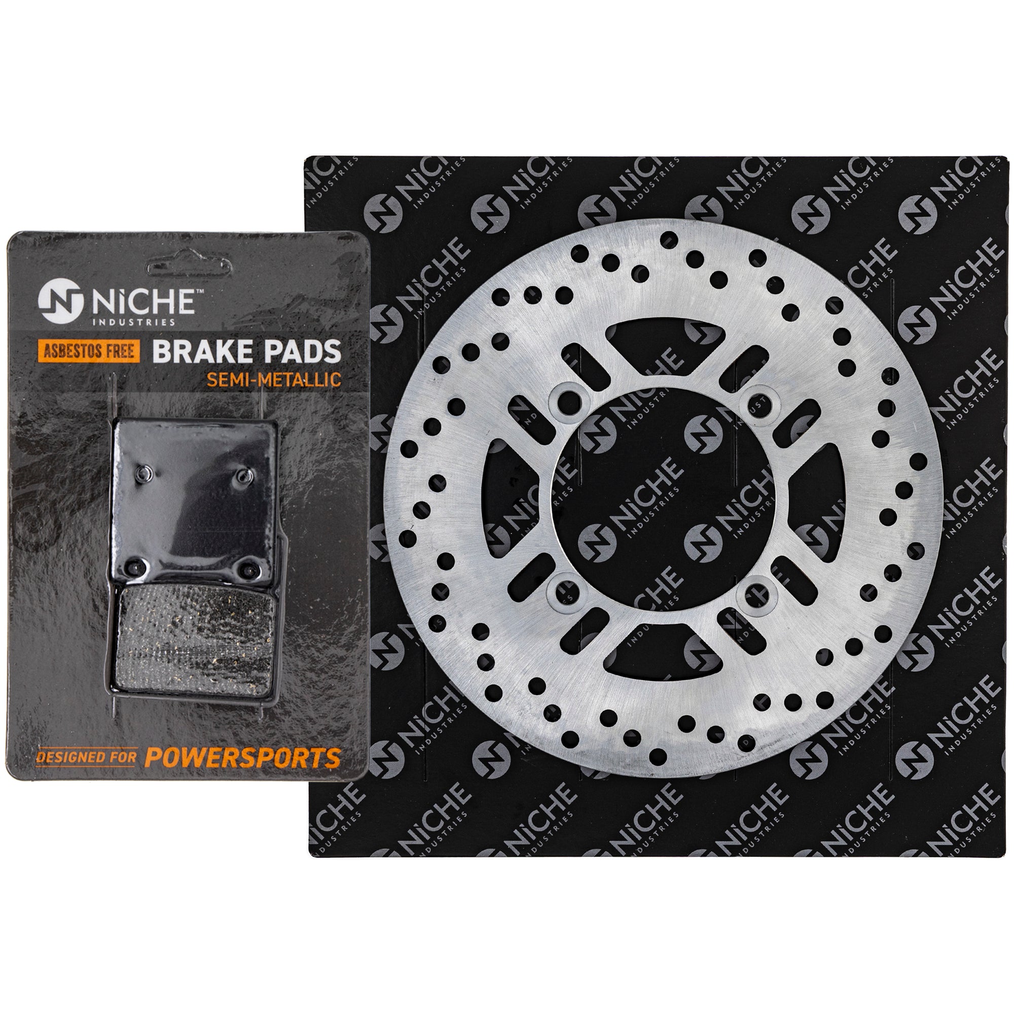 Single Rotor & Brake Pads Set for zOTHER Yamaha Suzuki Kawasaki Ninja 43082-1200 NICHE MK1007036