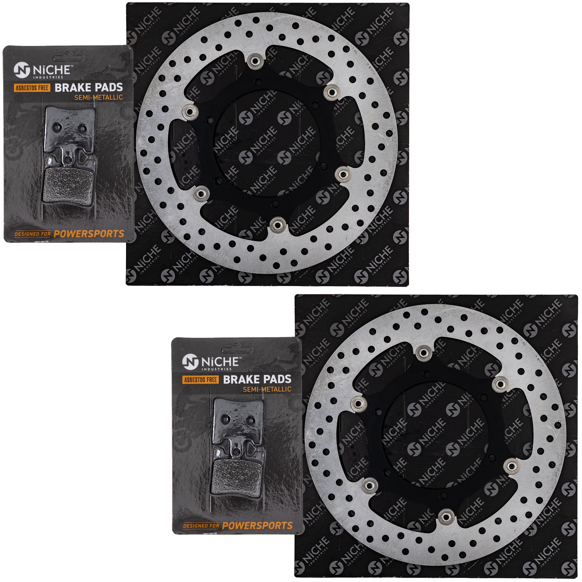 NICHE MK1007045 Brake Pad Set for zOTHER Yamaha FJR1300