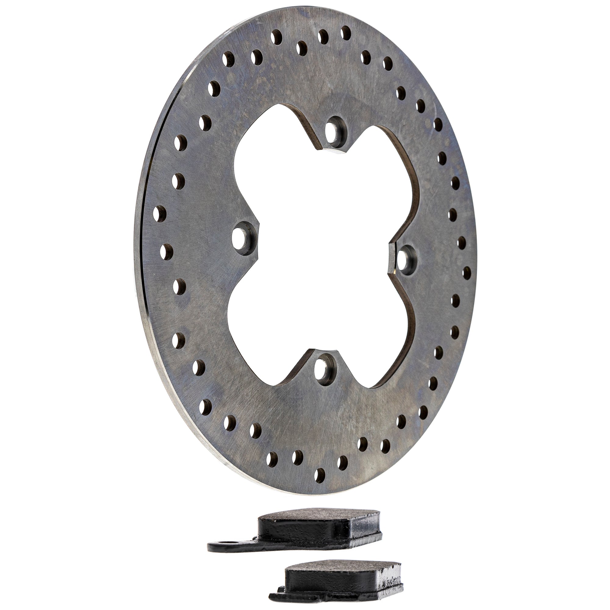 Single Rotor & Brake Pads Set for zOTHER Suzuki Kawasaki Tiger Sprint Daytona Bonneville NICHE MK1007047