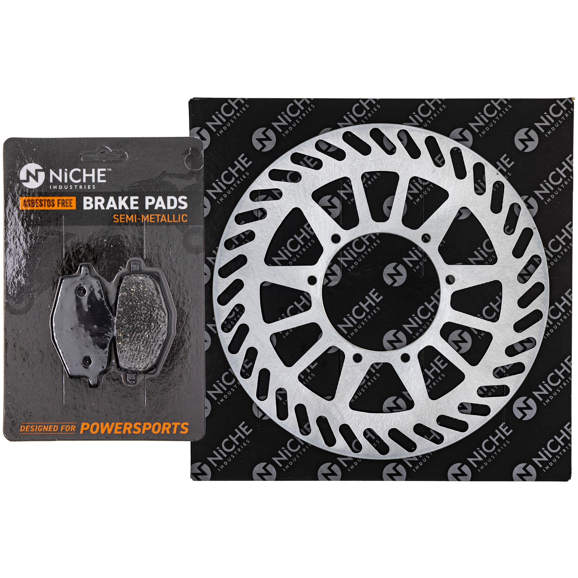 Single Rotor & Brake Pads Set for zOTHER Yamaha Suzuki Kawasaki Honda Arctic Cat Textron NICHE MK1007055