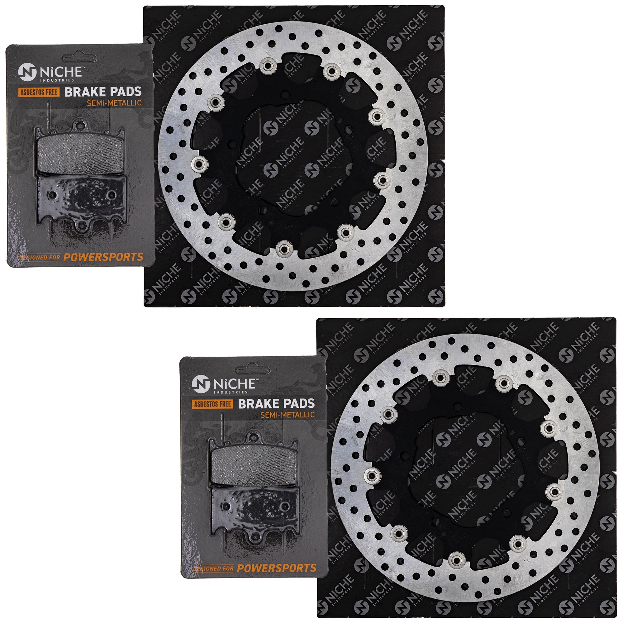NICHE MK1007064 Single Pad and Rotor Set for zOTHER Triumph Katana