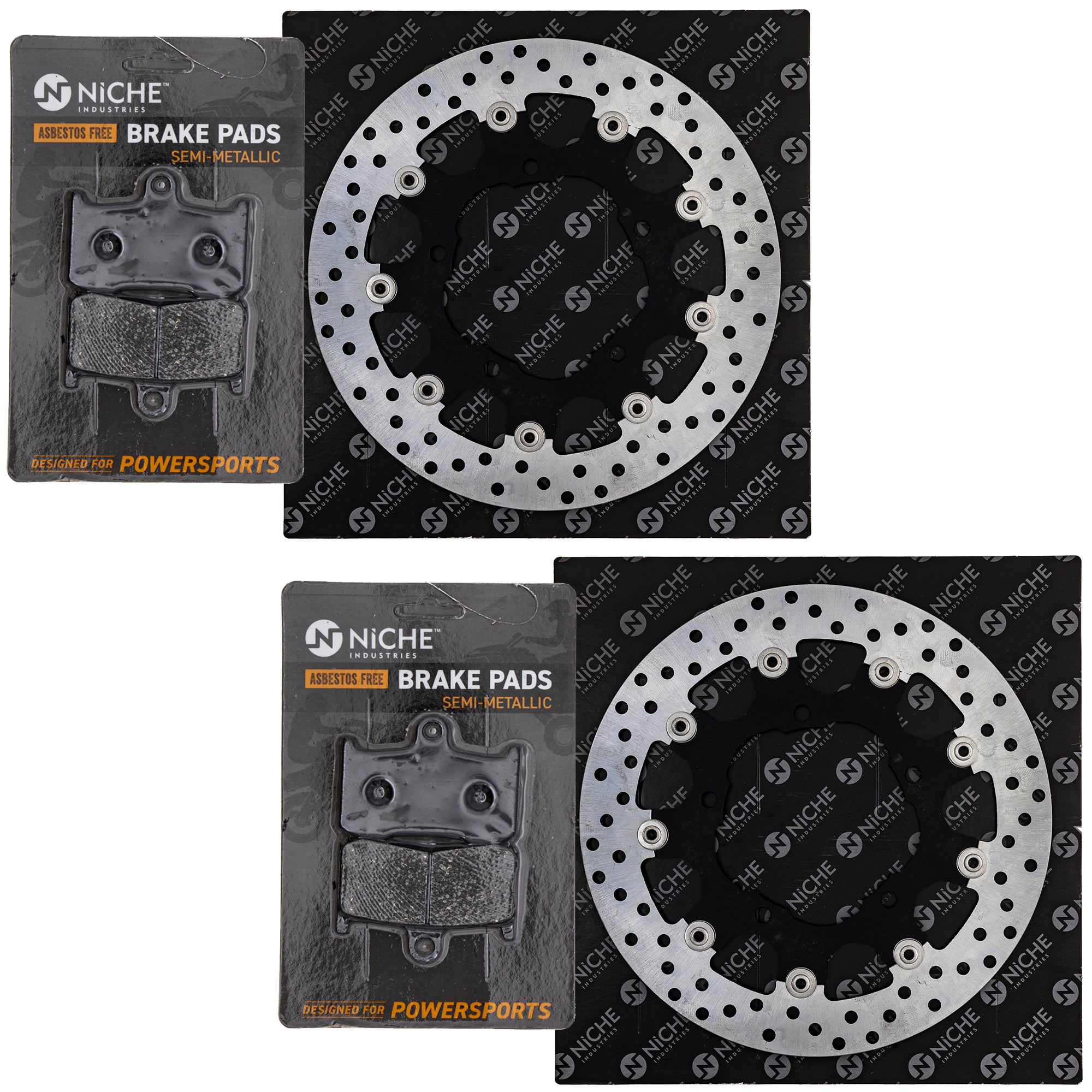 NICHE MK1007067 Brake Pad Set for zOTHER Suzuki Polaris Kawasaki