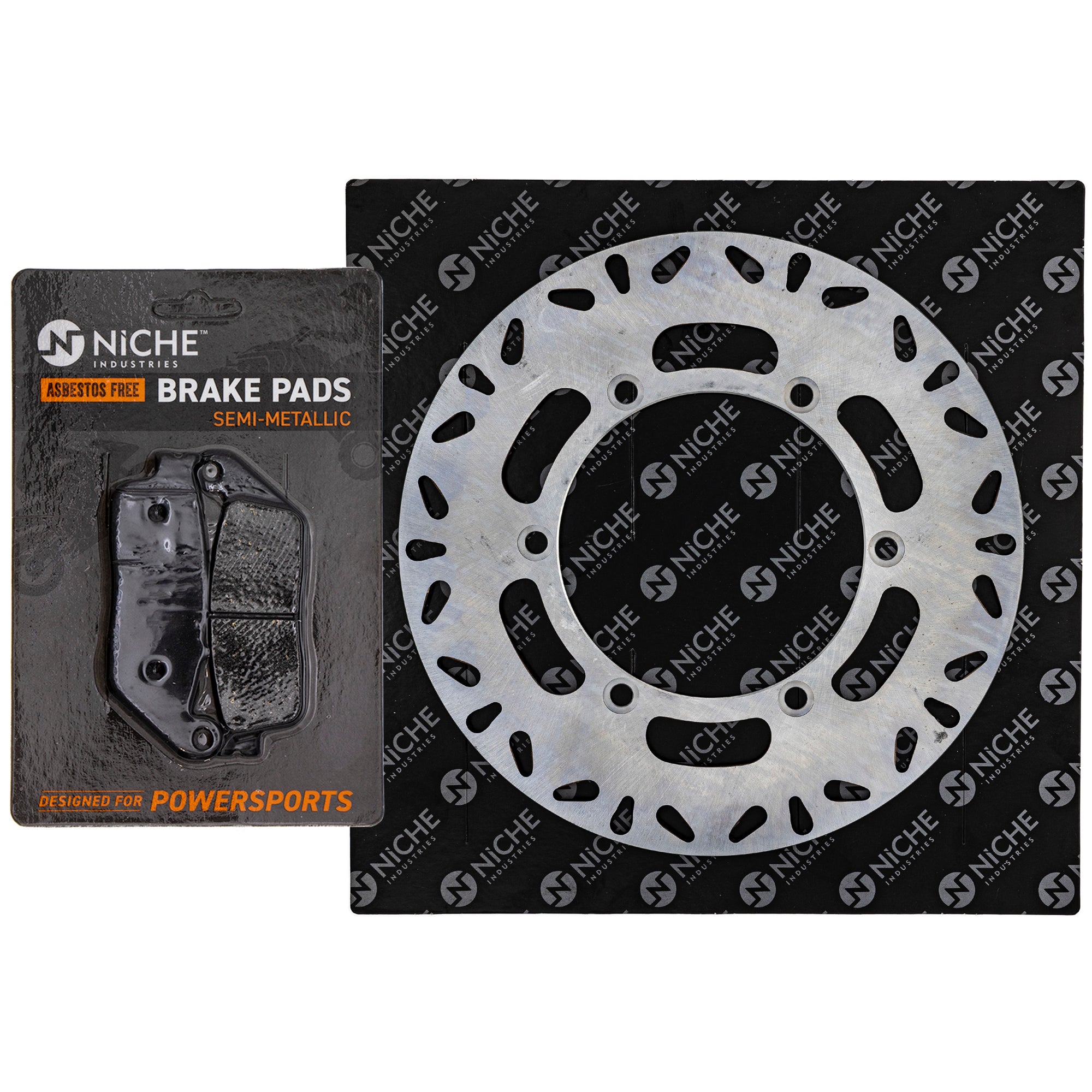 Single Rotor & Brake Pads Set for zOTHER Yamaha Polaris ST1100 06455-MEA-672 06435-MZ0-006 NICHE MK1007071