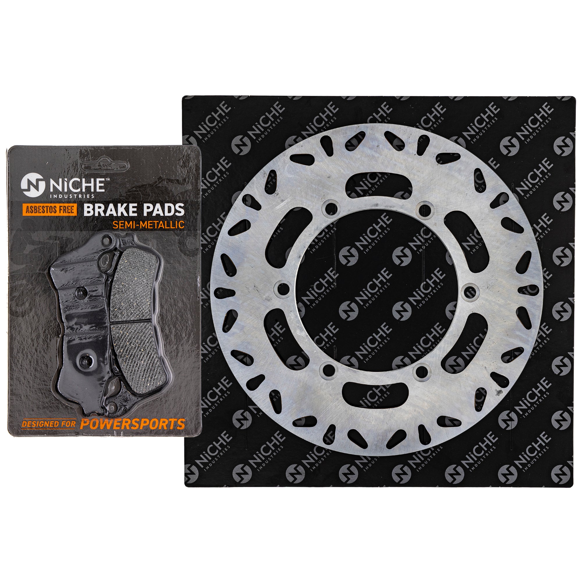 Single Rotor & Brake Pads Set for zOTHER Yamaha NT700V 06455-MCS-R02 06455-KYJ-911 NICHE MK1007073