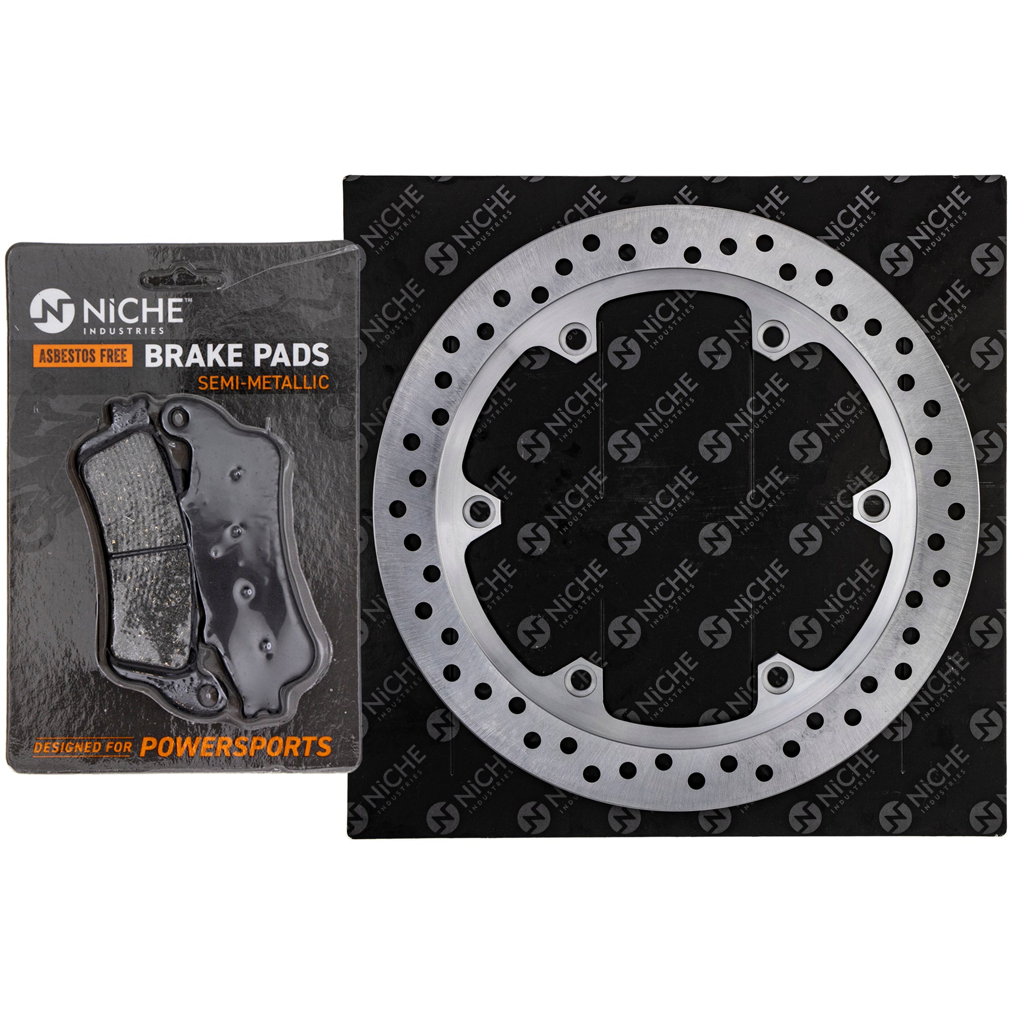 Single Rotor & Brake Pads Set for zOTHER Suzuki ST1300 CTX1300 06455-MCA-016 06435-MCV-016 NICHE MK1007120