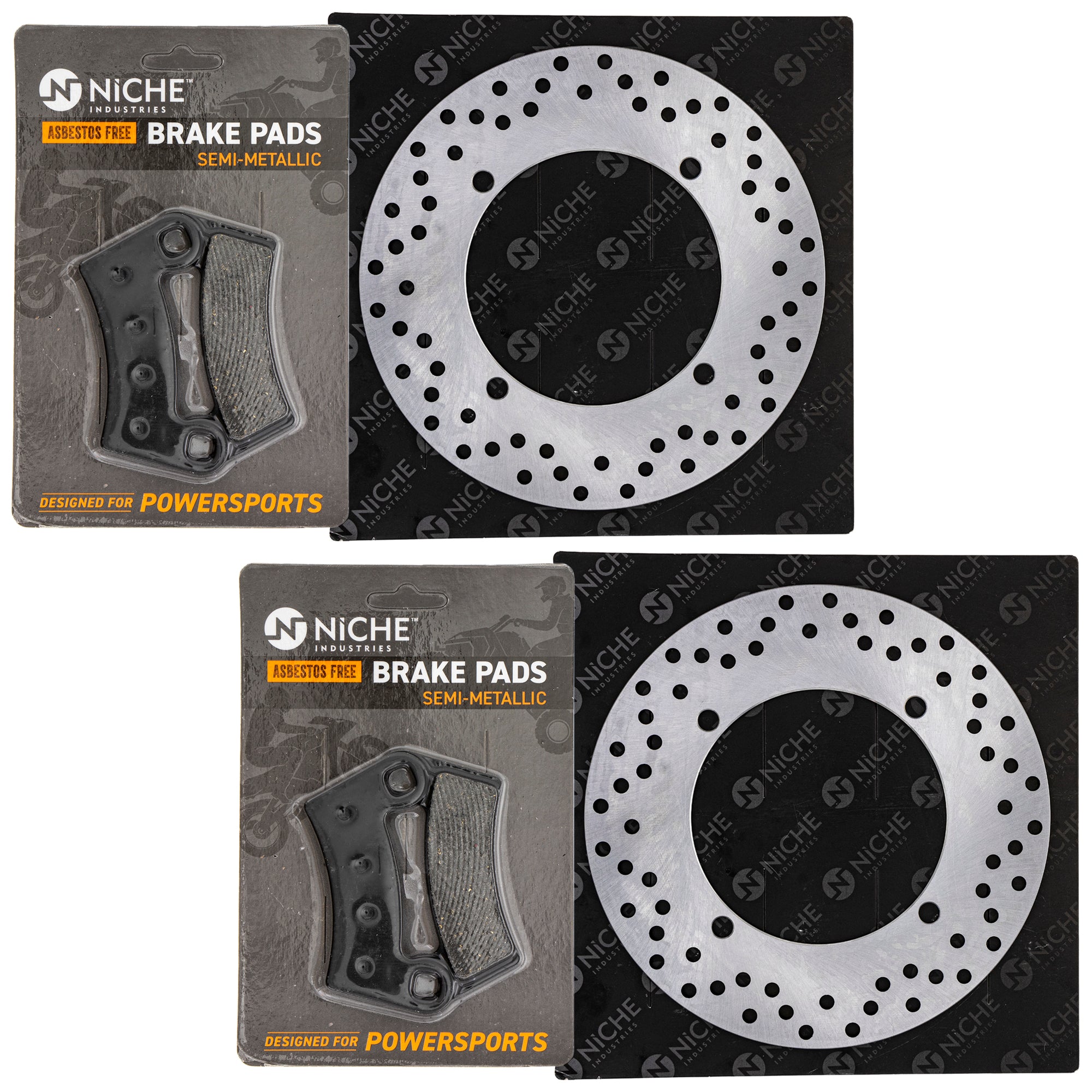 Rotor & Brake Pad Kit for zOTHER Victory Triumph Suzuki Honda BMW Scrambler 2203318 NICHE MK1007125