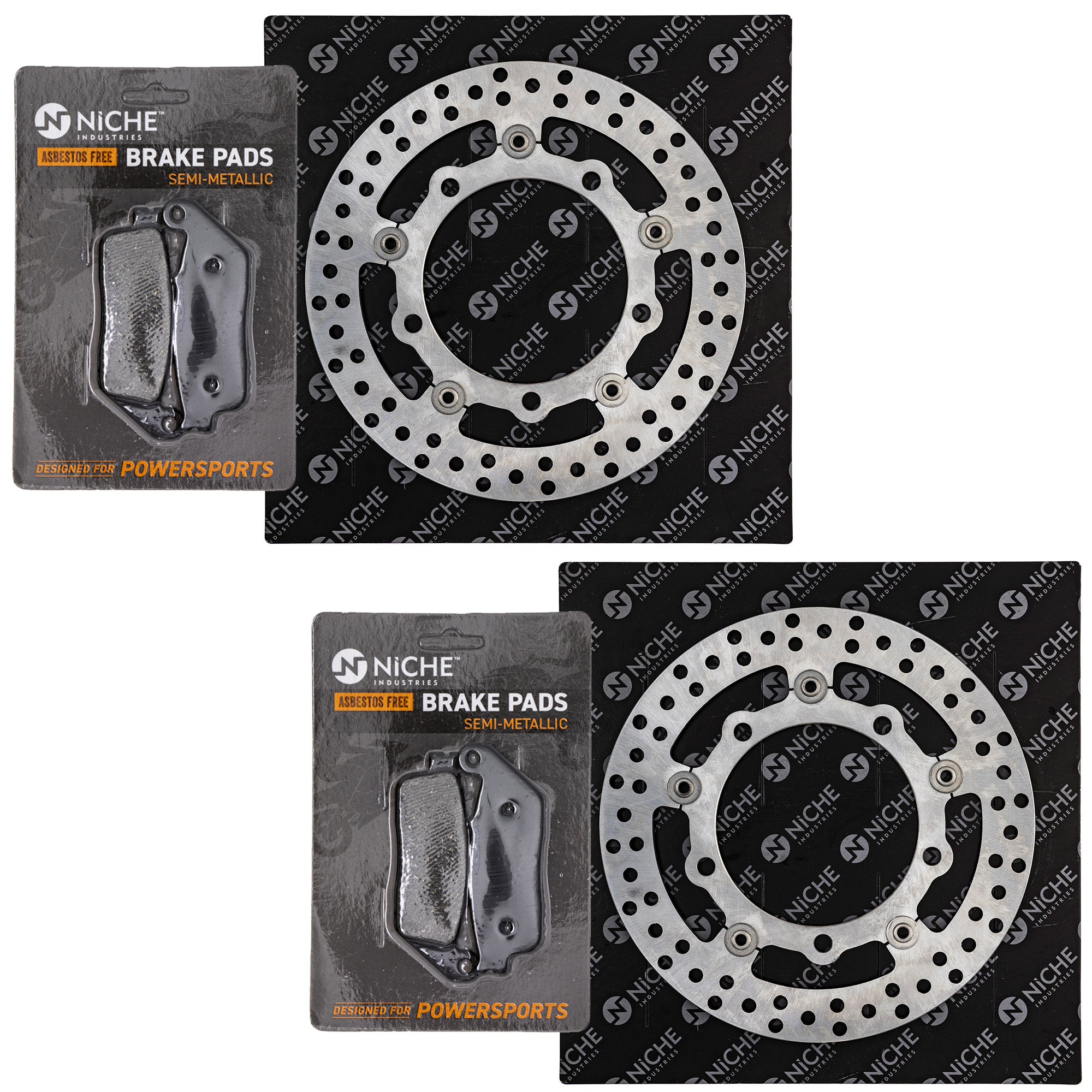 NICHE MK1007136 Brake Pad Set for zOTHER Yamaha Burgman