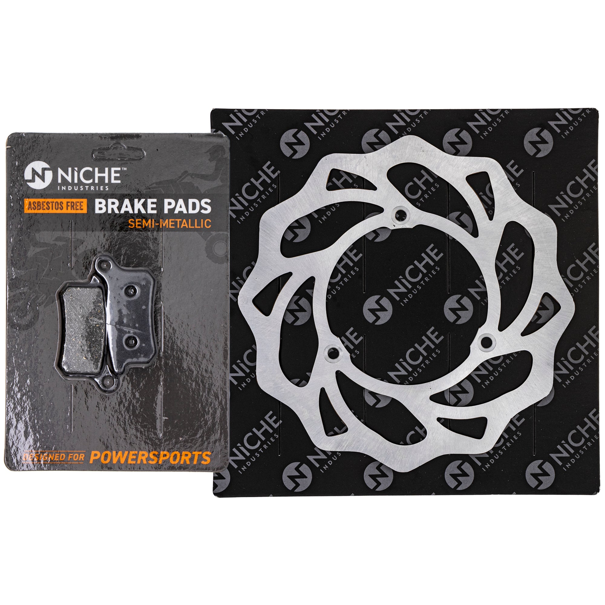 Single Rotor & Brake Pads Set for zOTHER Polaris GEM TC65 65 47013090200 46113030000 NICHE MK1007153