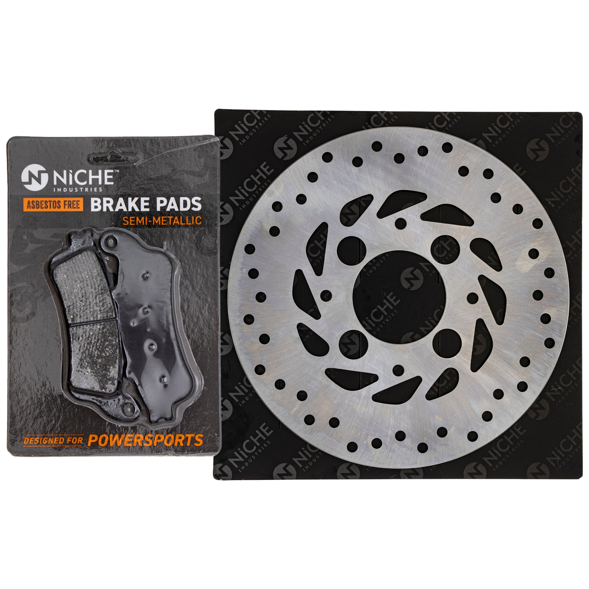 Single Rotor & Brake Pads Set for zOTHER Yamaha Polaris Interceptor 06455-MCA-016 NICHE MK1007162