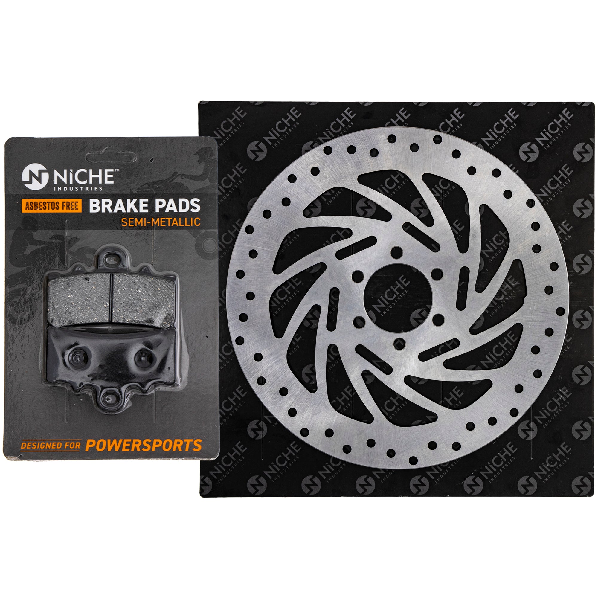 Single Rotor & Brake Pads Set for zOTHER Yamaha Suzuki Kawasaki Honda 390 90113030000 NICHE MK1007164