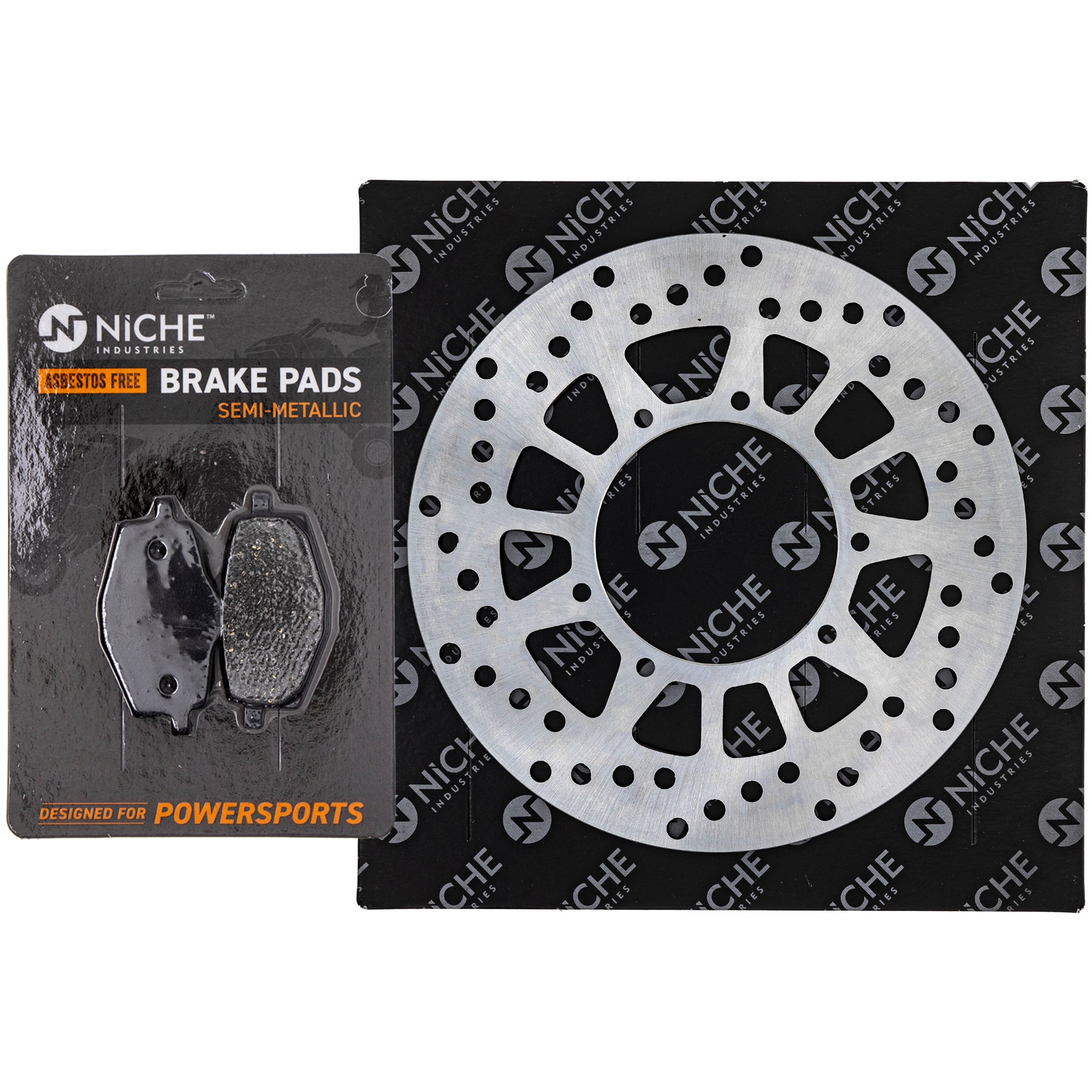 Single Rotor & Brake Pads Set for zOTHER Suzuki BRP Can-Am Ski-Doo Sea-Doo TTR225 Serow NICHE MK1007186