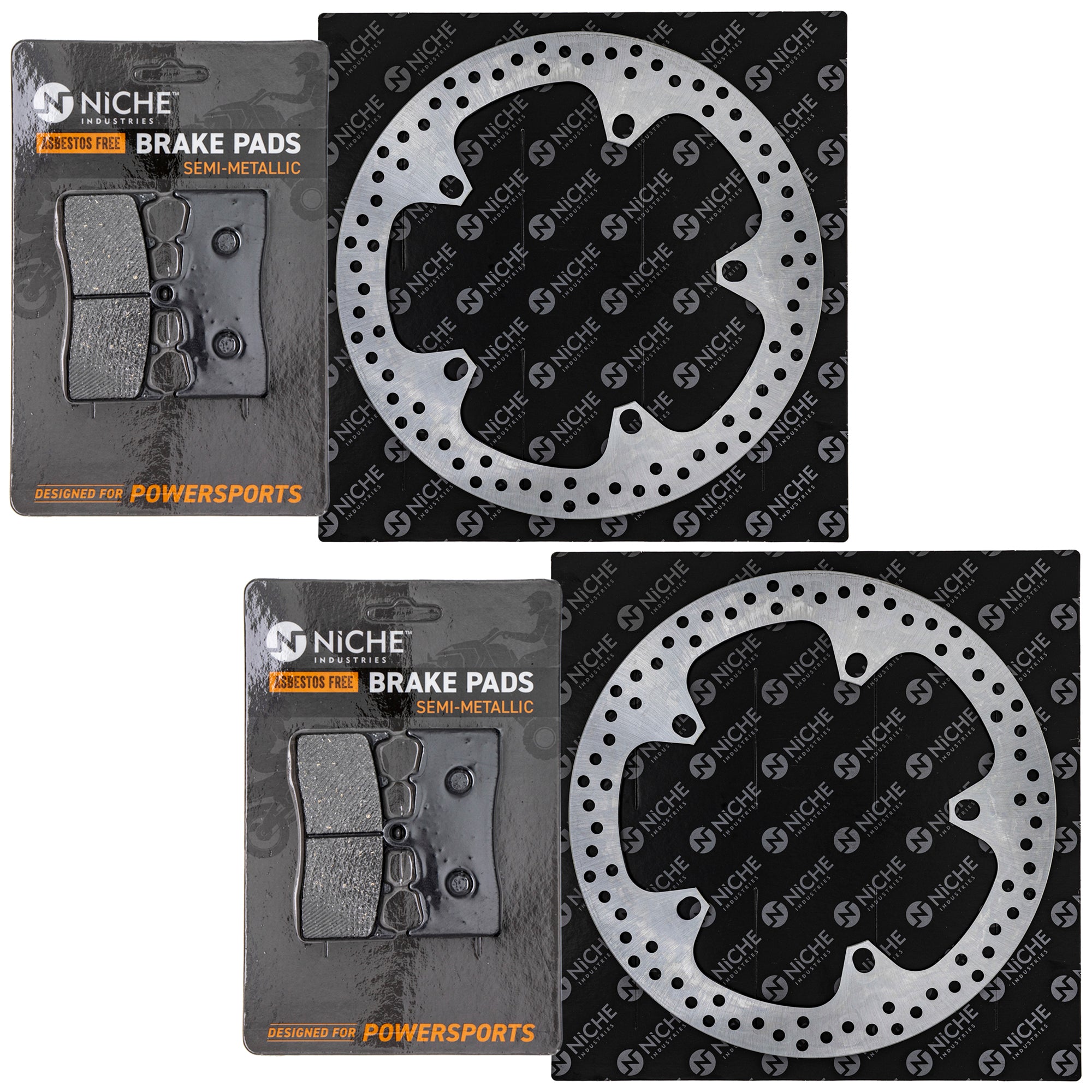 Front Brake Rotors and Pads Kit for zOTHER Honda R1200R R1100S K1300R K1200S 34117690170 NICHE MK1007198