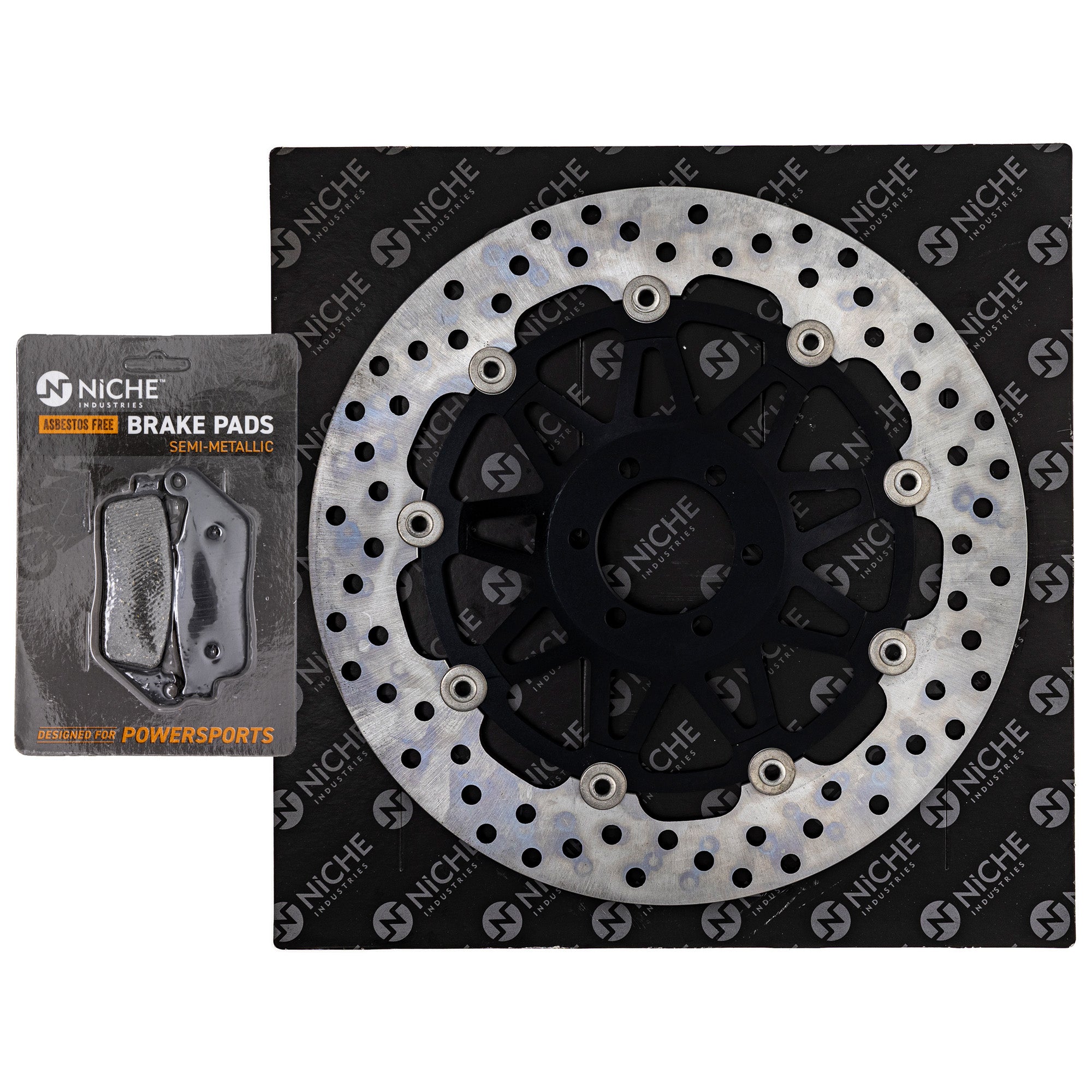 NICHE MK1007215 Single Pad and Rotor Set for zOTHER Yamaha Suzuki